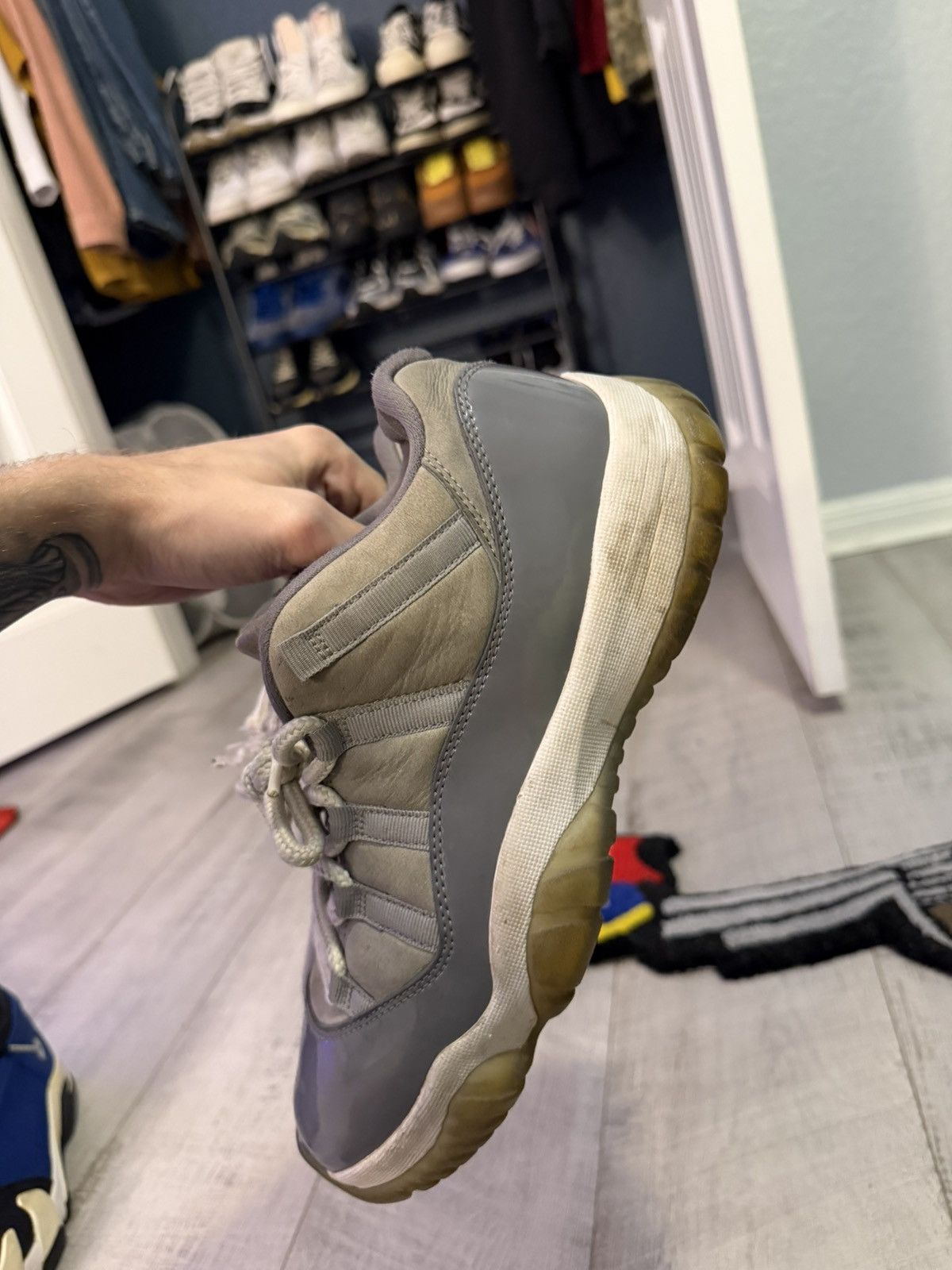 Jordan Brand Jordan 11 Cool Grey Low Size US 10 / EU 43 - 8 Thumbnail