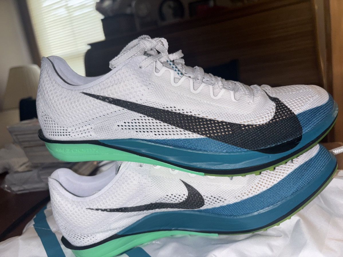 Nike Nike zoom Dragonfly 2 elite white/bright spruce track shoes Size US 10 / EU 43 - 3 Thumbnail
