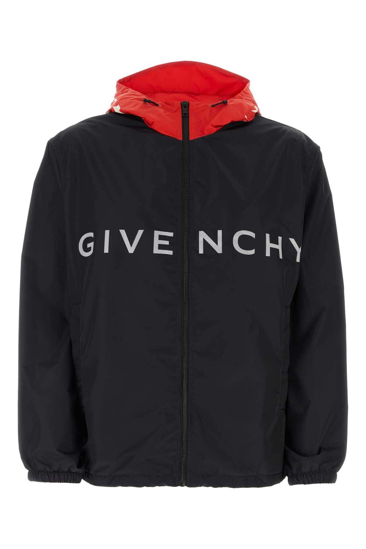 image of Givenchy Midnight Blue Polyester Windbreaker, Men's (Size Medium)