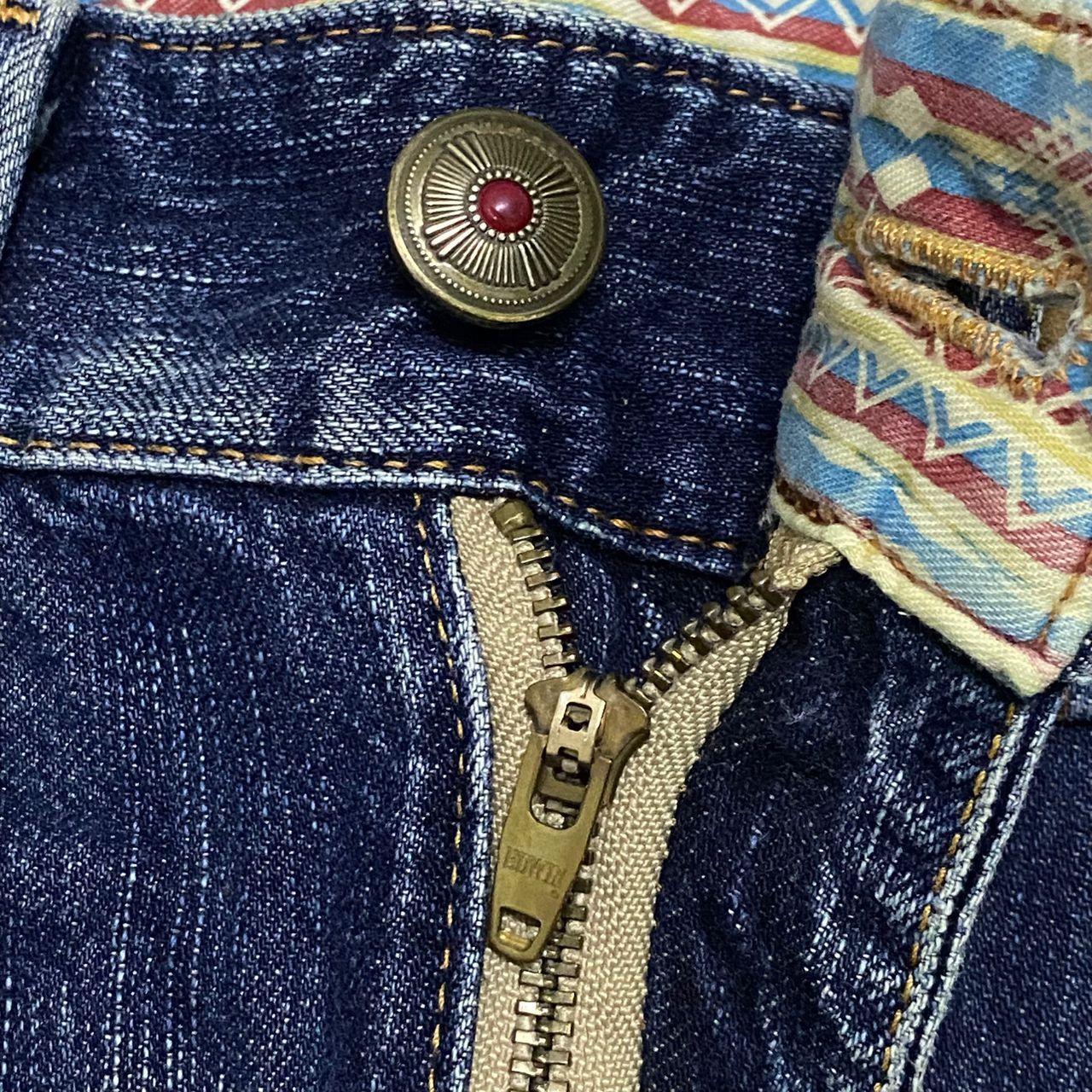 If Six Was Nine Vintage Edwin Exclusive Vintage Distressed Denim Jeans Size US 31 - 13 Thumbnail