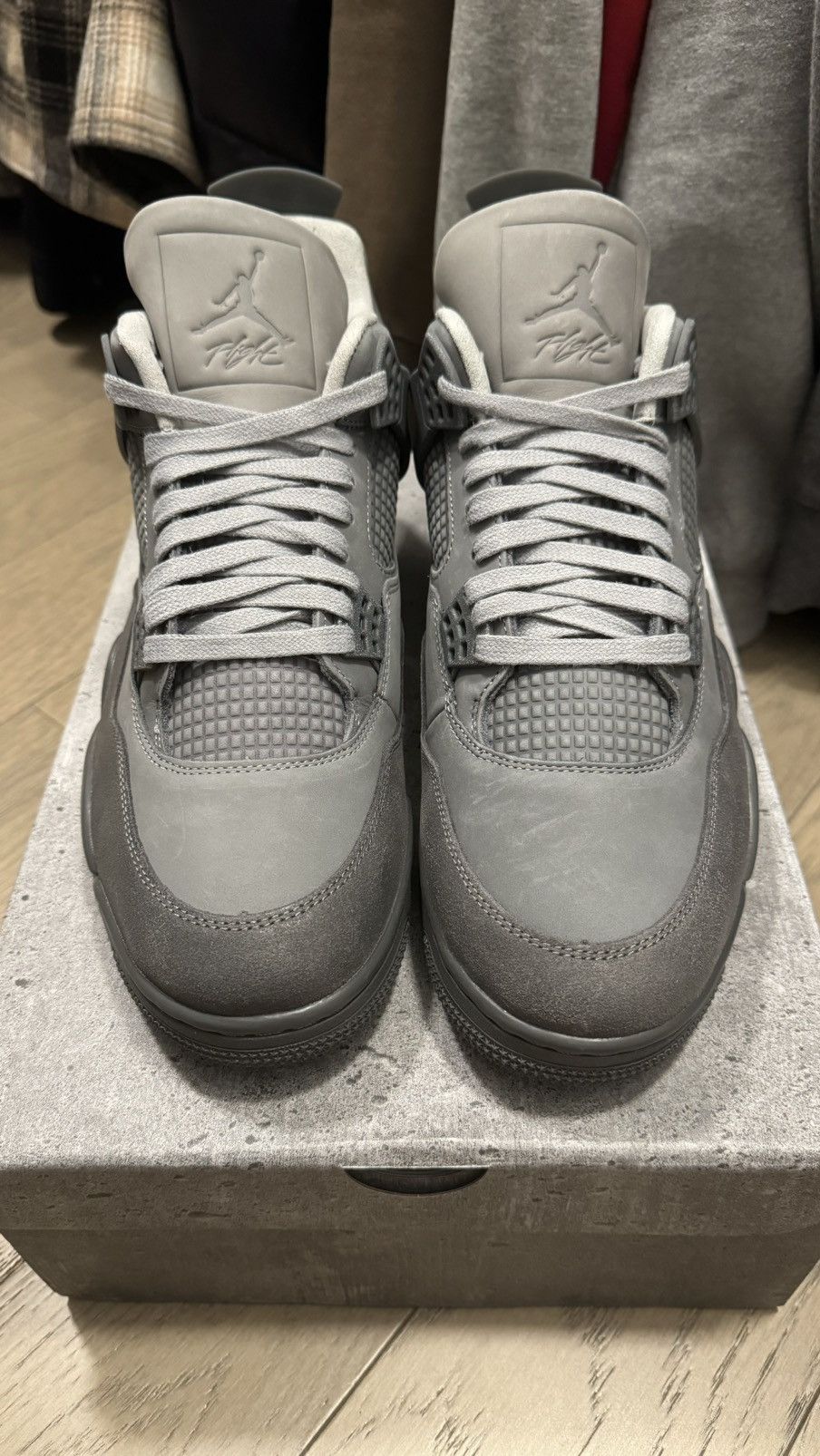 Jordan Brand × Nike NEW NEVER WORN Air Jordan 4 ‘Paris Olympic’/‘Wet Cement’ Size US 12 / EU 45 - 7 Thumbnail