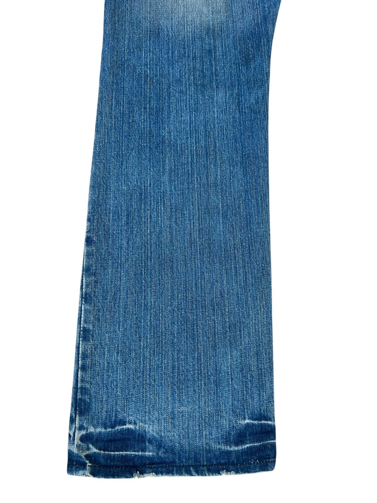 Vintage Vintage Global Work Ortega Embroidery Rips Distressed Denim Size US 31 - 16 Thumbnail