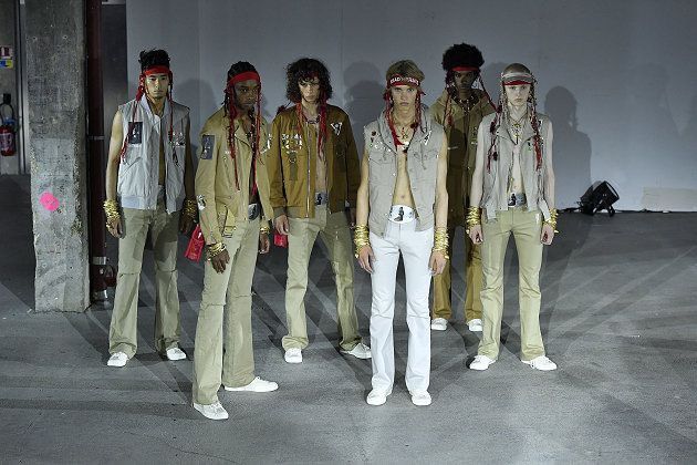 Undercover UNDERCOVER 19SS RUNWAY PIECE THE NEW WARRIORS FLARED JEANS Size US 32 / EU 48 - 1 Thumbnail