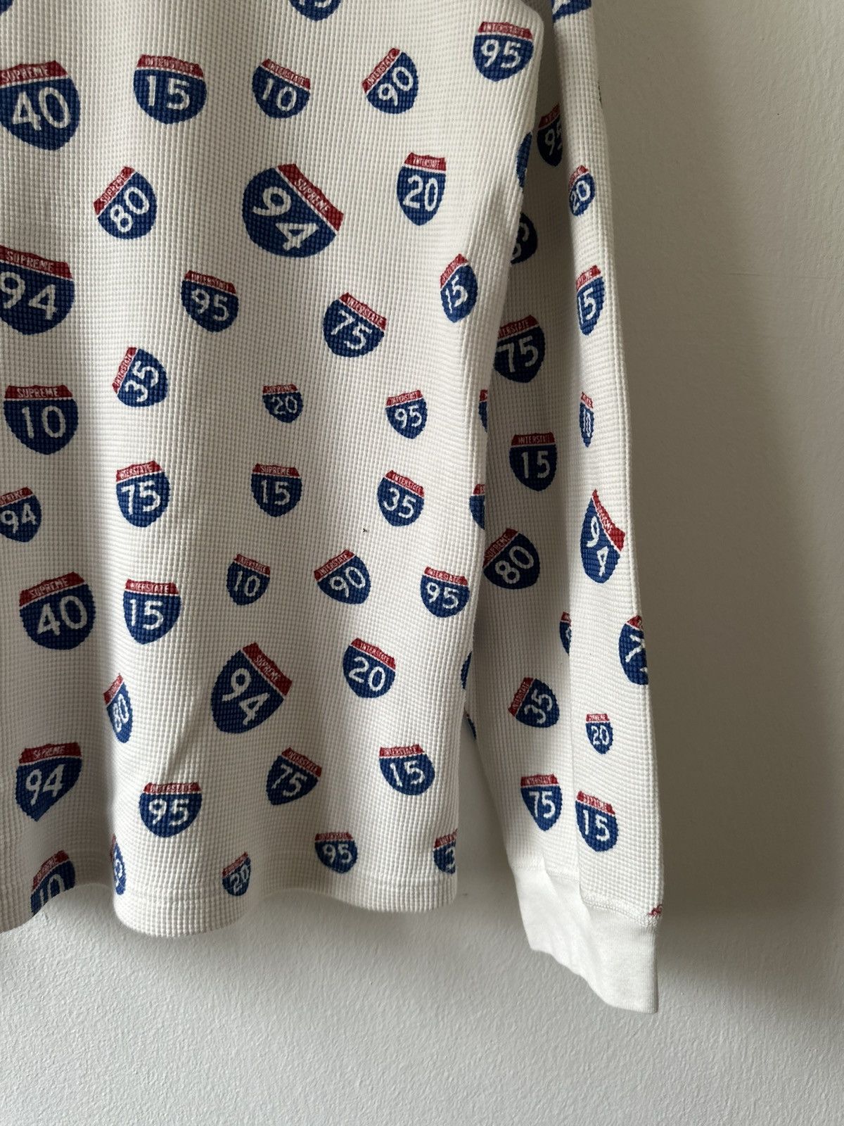 Supreme Supreme Interstate Logo Waffle Size US L / EU 52-54 / 3 - 5 Thumbnail