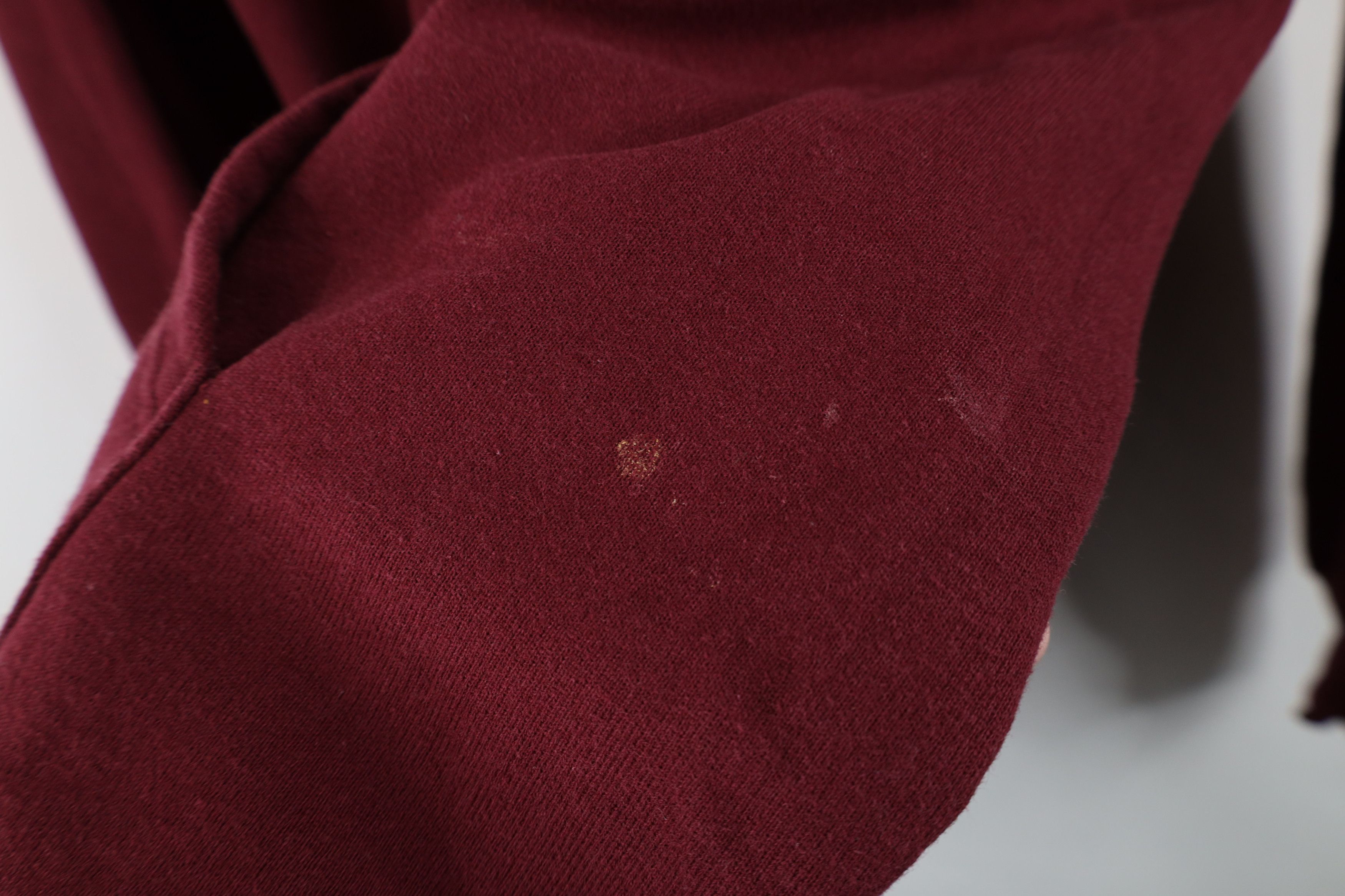 Champion Vintage 90s Champion Augustine Hoodie Sweatshirt Burgundy Size US XL / EU 56 / 4 - 8 Thumbnail