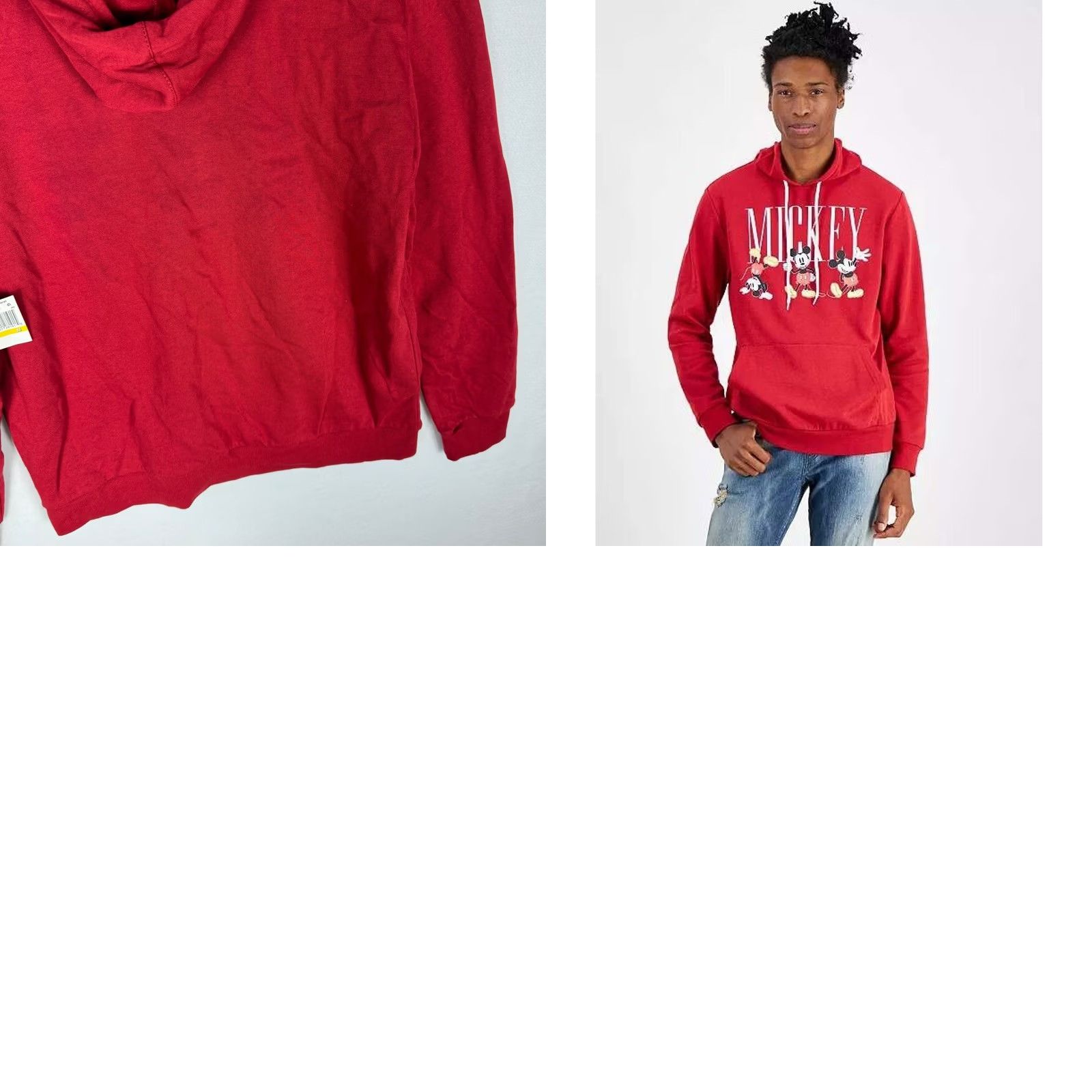 Disney Disney Mickey Mouse Red Graphic Fleece Hoodie Mens M Hybrid Apparel Size US M / EU 48-50 / 2 - 9 Thumbnail