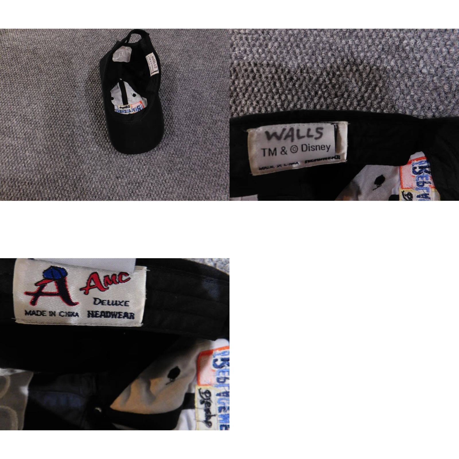Disney VINTAGE Disney Replacements Hat Cap Strap Back Embroidered Patch Disney Channel Mens Size ONE SIZE - 8 Thumbnail