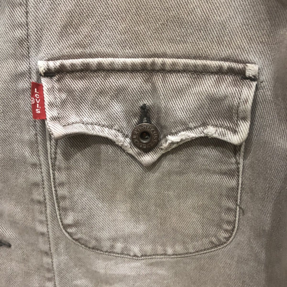 Levi's × Levi's Vintage Clothing Levis 70802 Denim Distress Blazer Jacket Size US M / EU 48-50 / 2 - 5 Thumbnail