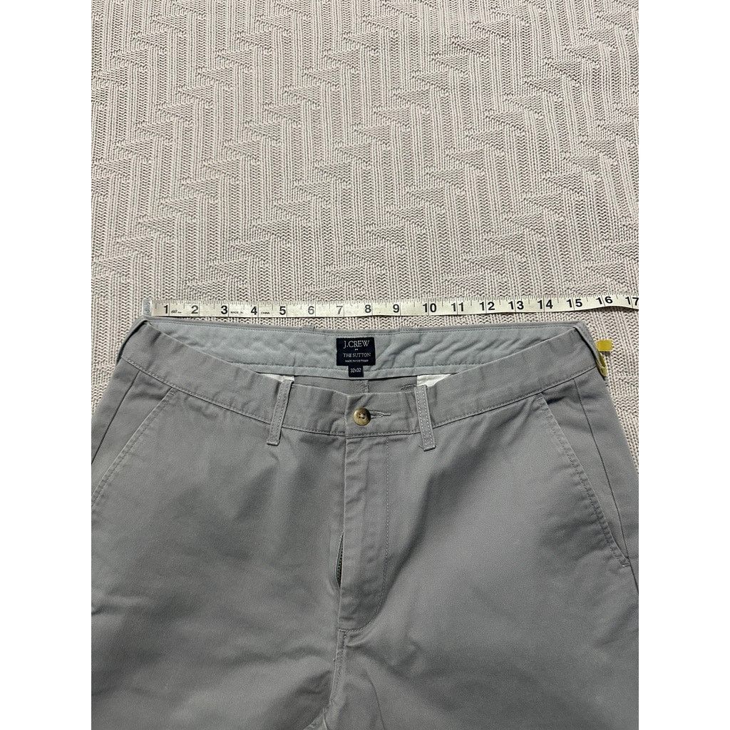 J.Crew J Crew gray the sutton chino khaki pants size 32 Size US 32 / EU 48 - 5 Thumbnail