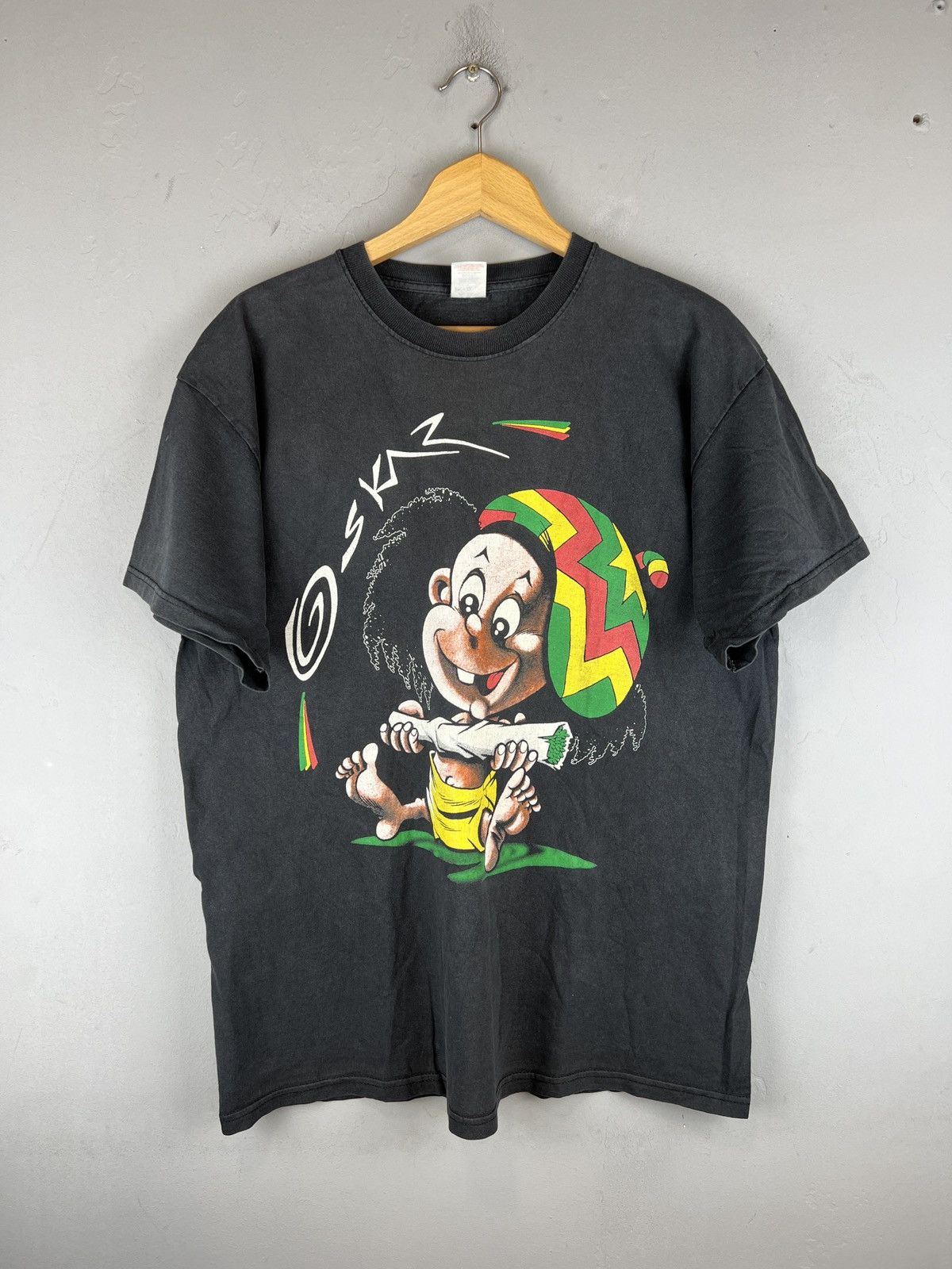 Bob Marley Vintage 90s Reggae Baby Weed Humor t shirt y2k Size US XL / EU 56 / 4 - 1 Thumbnail