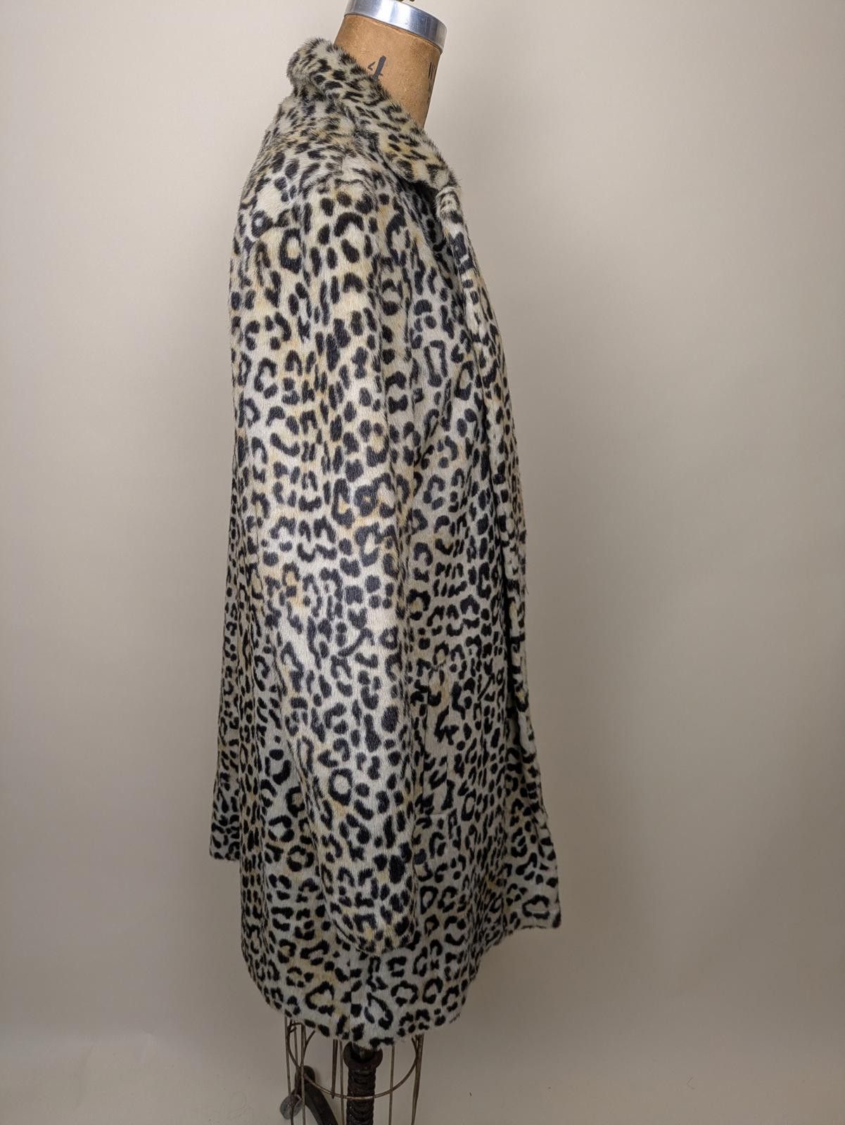 Mango animal leopard print faux fur coat Size S / US 4 / IT 40 - 4 Thumbnail