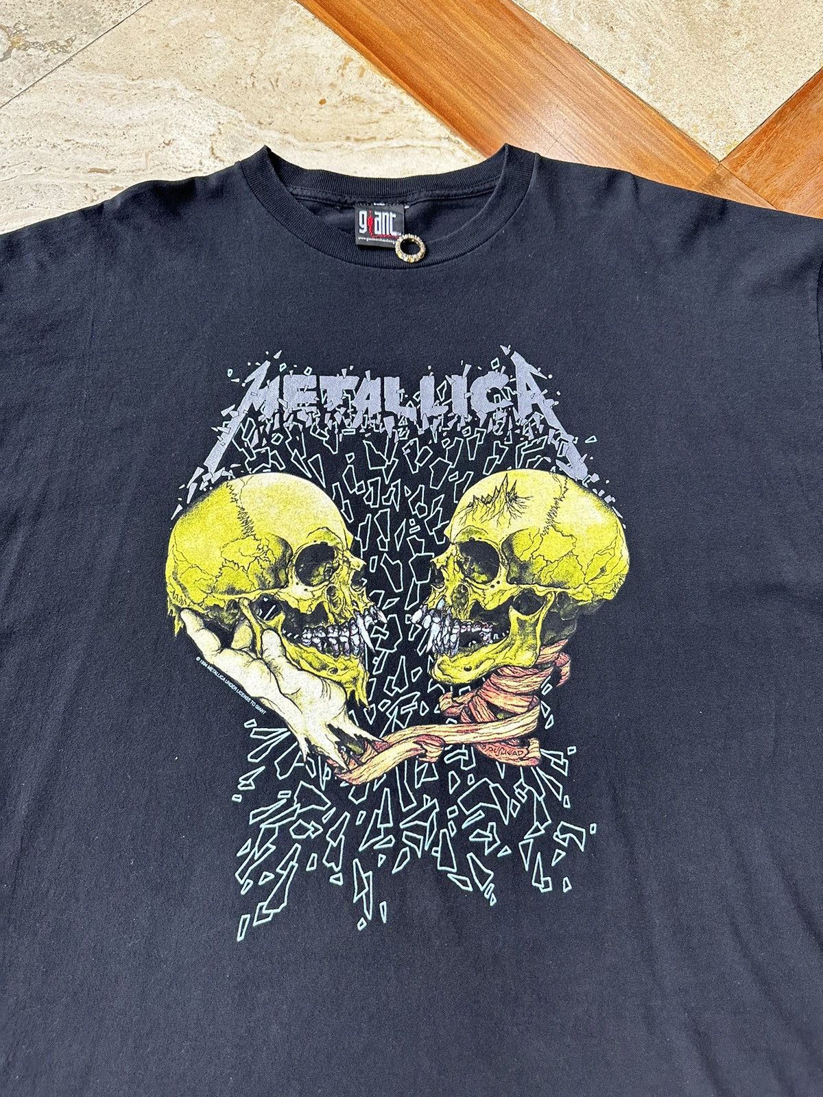 Metallica × Vintage RARE 1994 vintage metallica pushead tee Size US XL / EU 56 / 4 - 3 Thumbnail