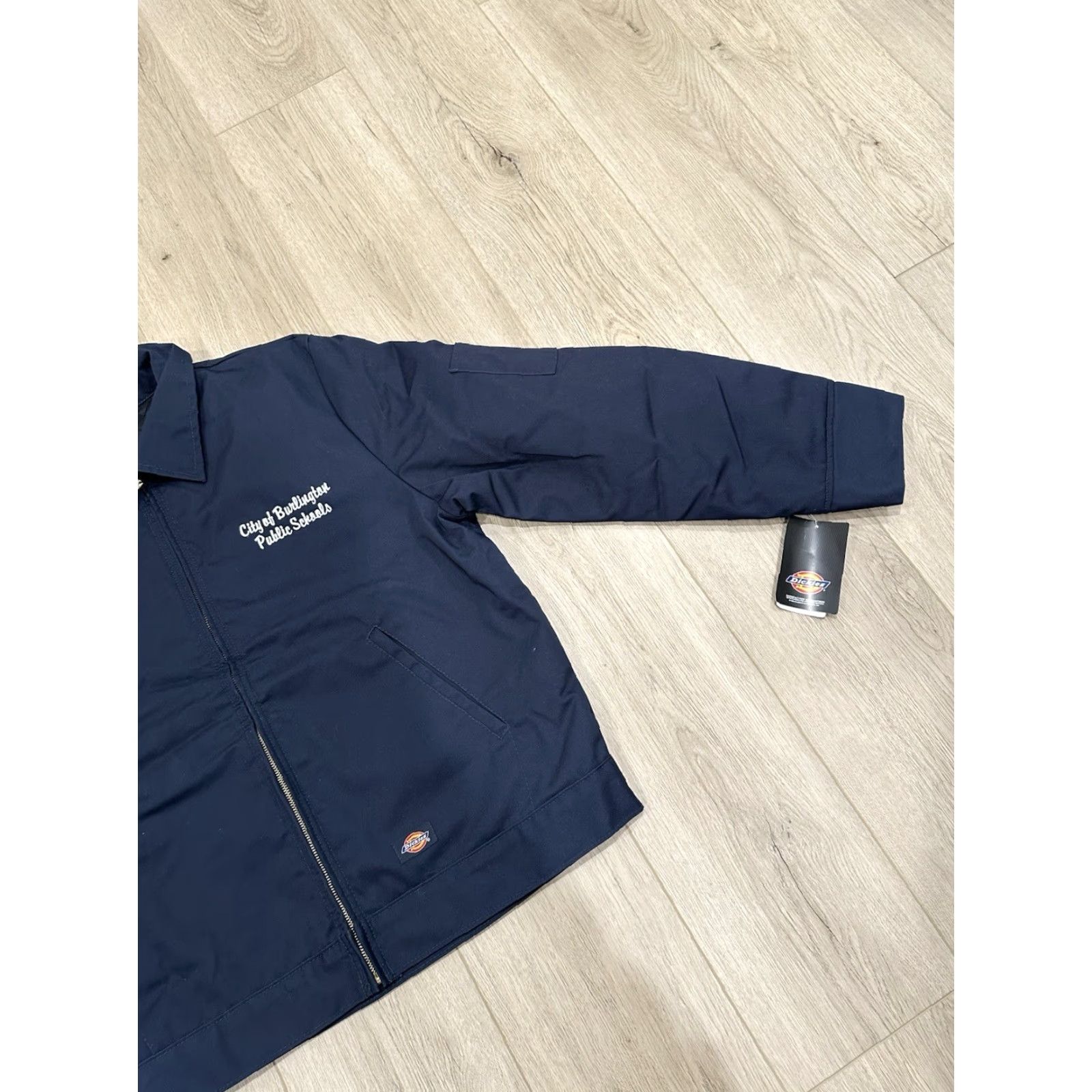 Dickies Dickies Eisenhower Jacket Mens L Blue Quilted Logo Patch Insulated Workwear Bomber Jacket Size US L / EU 52-54 / 3 - 2 Thumbnail
