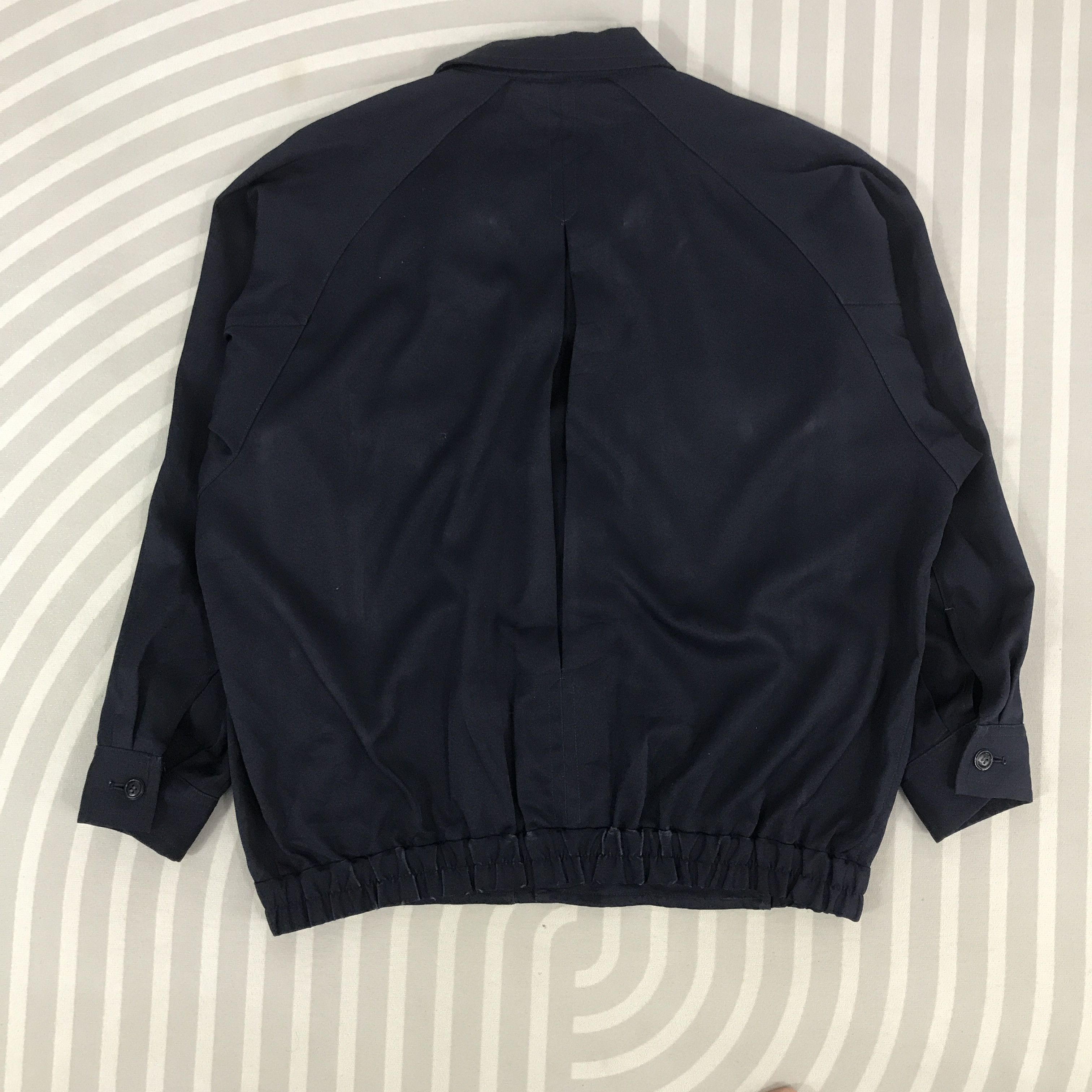 Japanese Brand Vintage Toyota racing Navy Jacket K72B13 Size US L / EU 52-54 / 3 - 3 Thumbnail