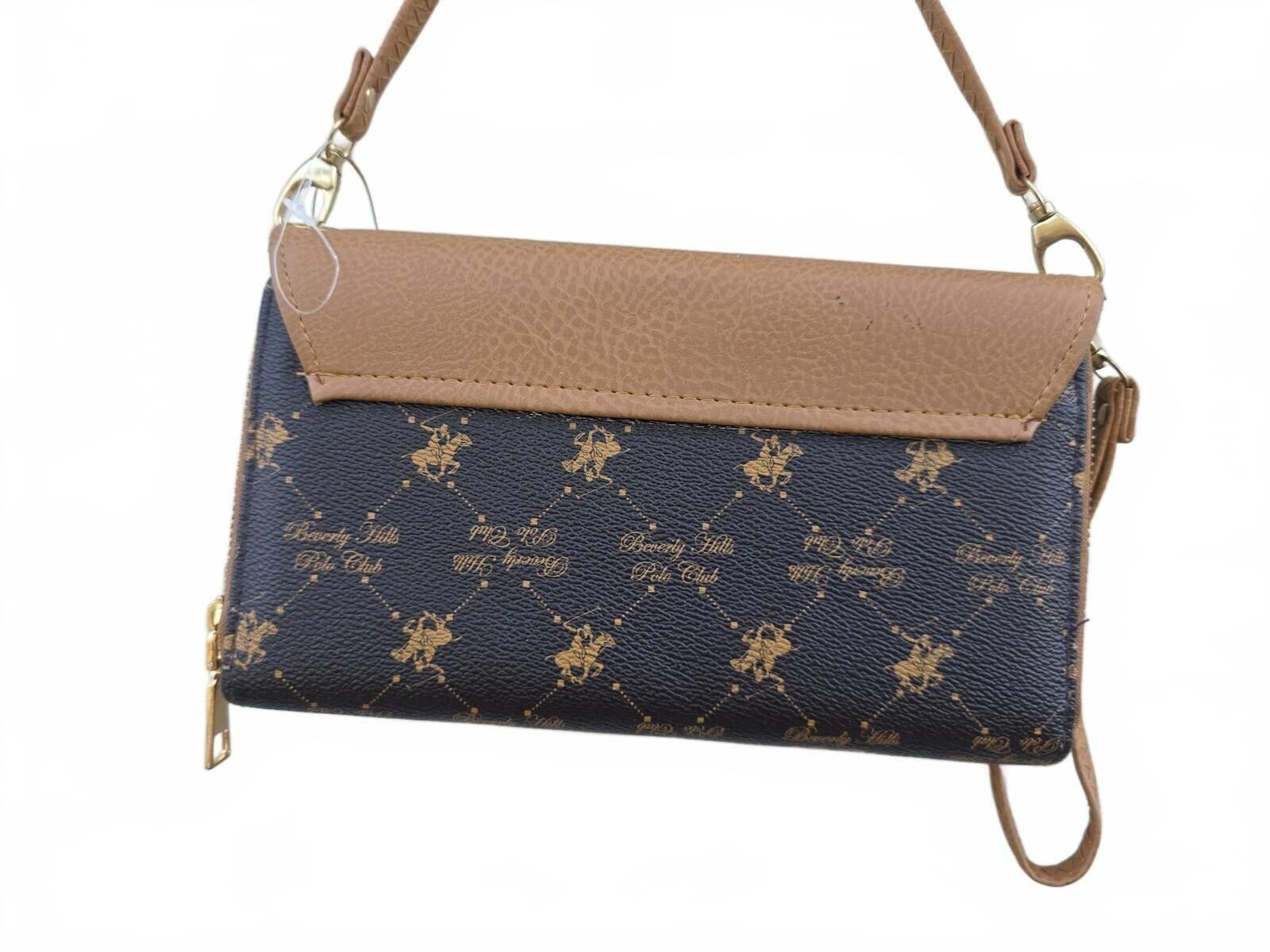 Beverly Hills Polo Club Beverly Hills Polo Club Brown & Black 3-Way Crossbody Bag Size ONE SIZE - 6 Thumbnail