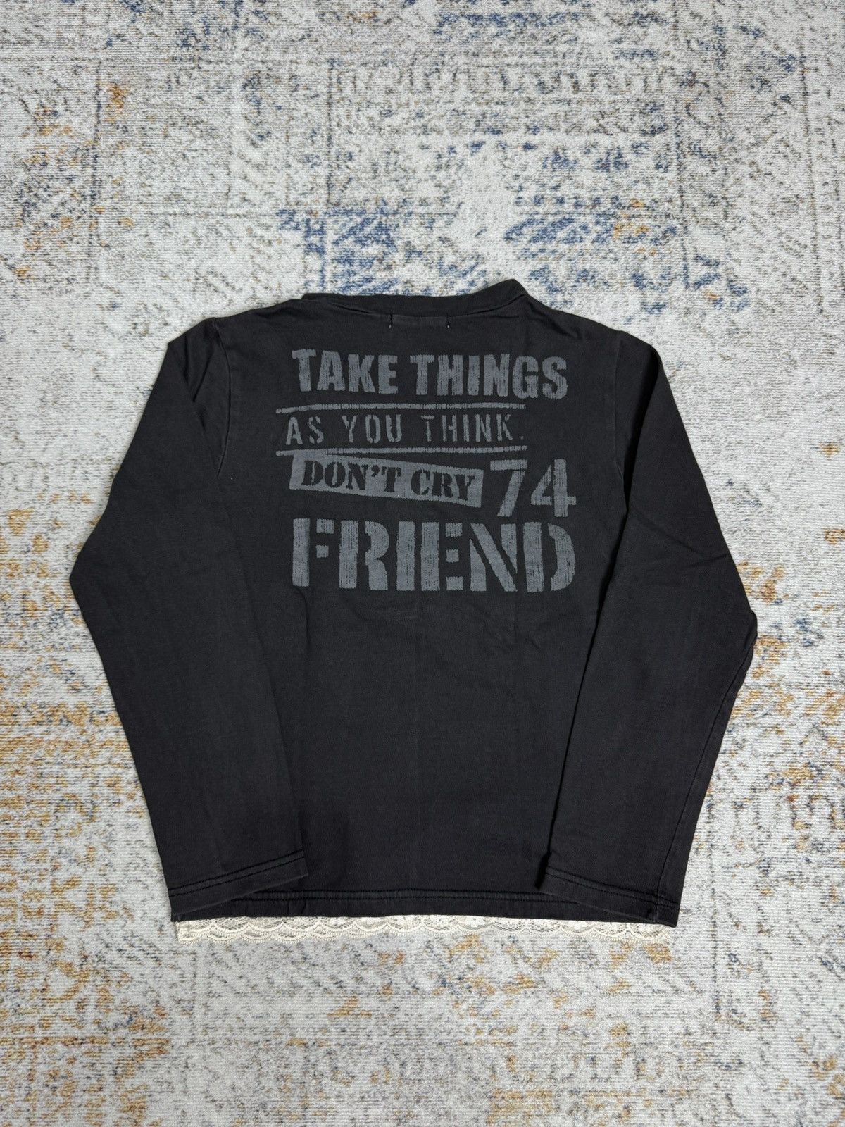 Japanese Brand Strange haven ifsix style long sleeve Size M / US 6-8 / IT 42-44 - 3 Thumbnail