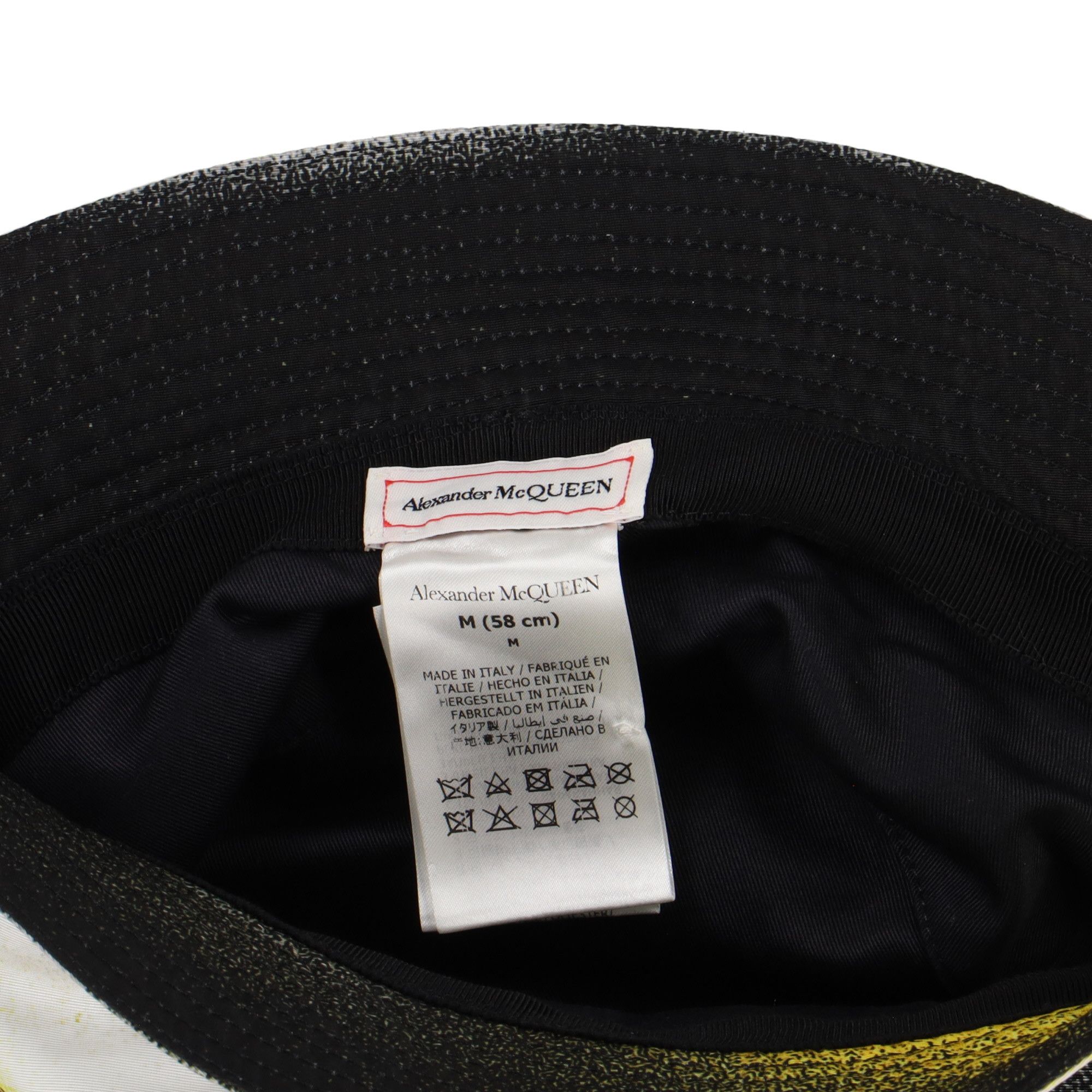 Alexander McQueen White Silhouette Logo Bucket Hat Size ONE SIZE - 8 Thumbnail