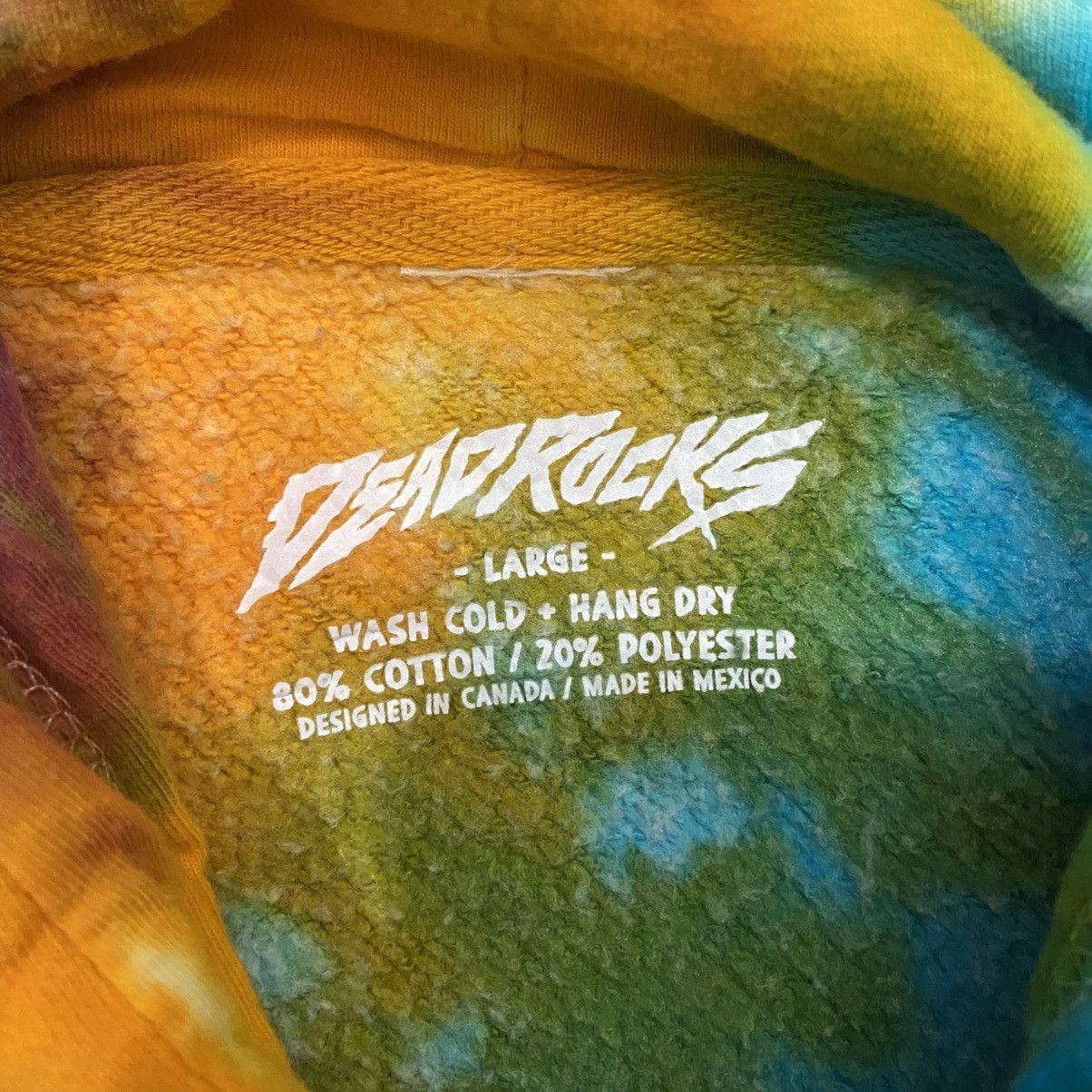 Band Tees Zeds Dead Deadrocks VlI First Show Back Tie Dye Hoodie Large Size US L / EU 52-54 / 3 - 10 Thumbnail