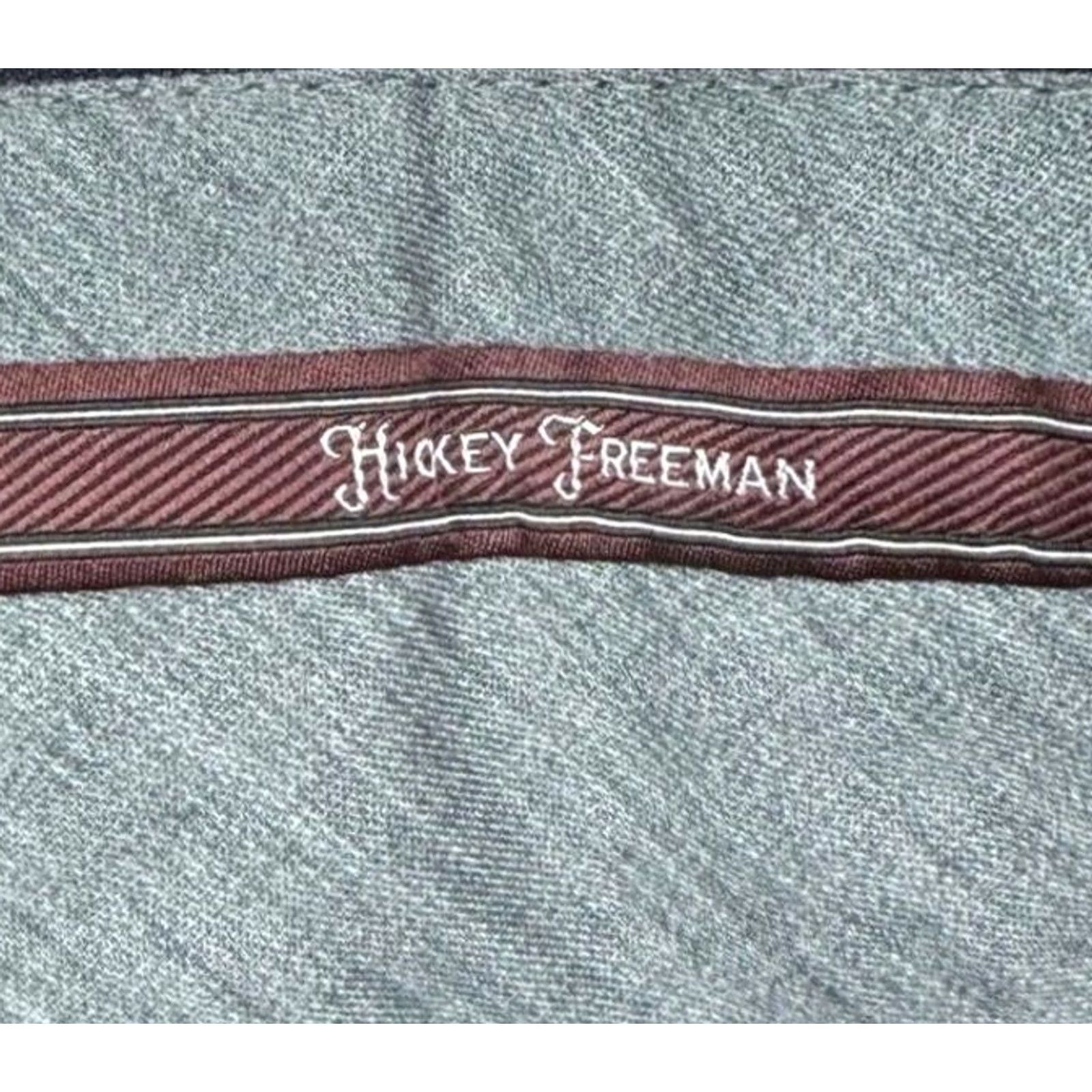 Vintage Hickey Freeman Mens Dress Pants Black Striped • 36x29 Size US 36 / EU 52 - 3 Thumbnail