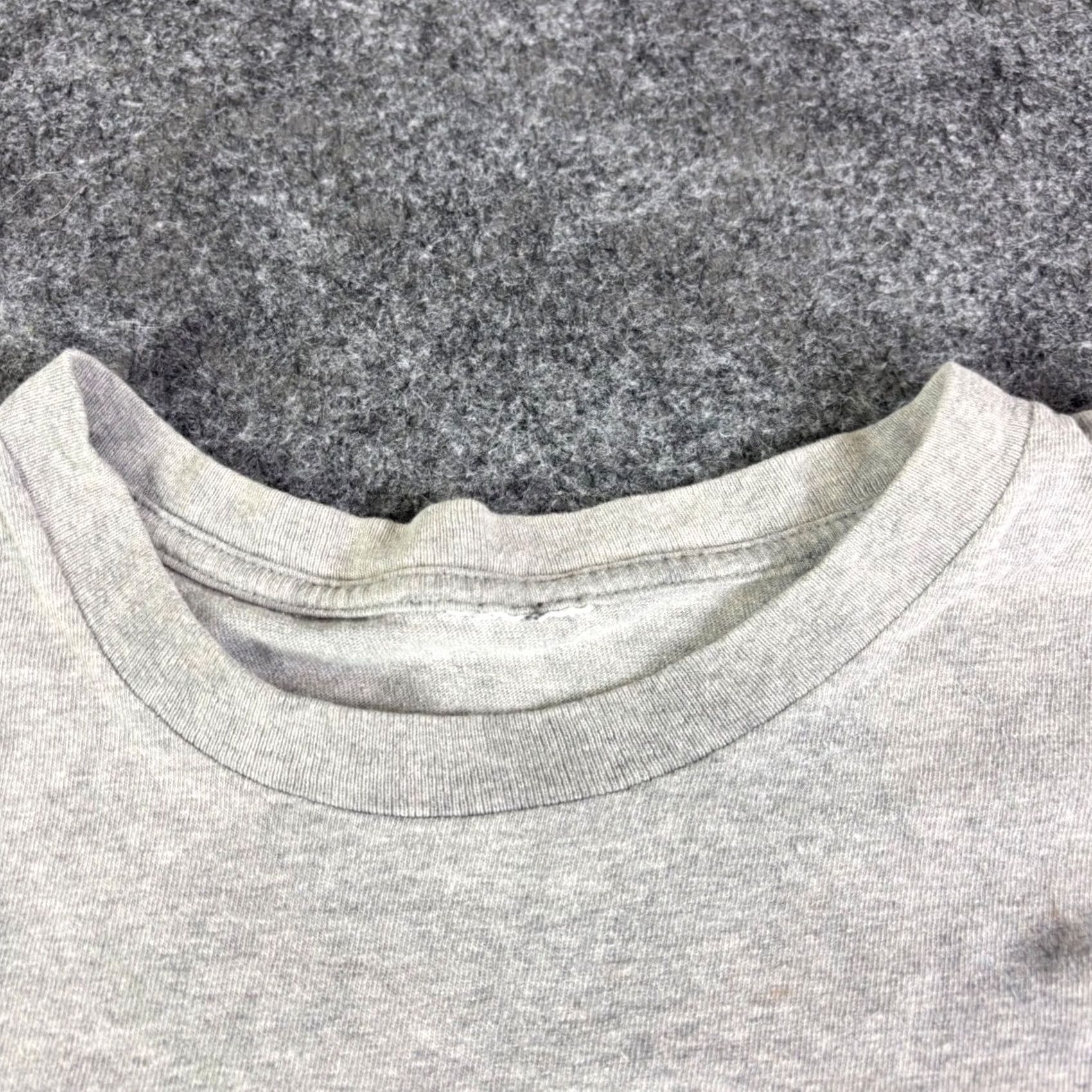 Vintage VINTAGE Calvin Klein Jeans T-Shirt XL Gray CK Logo Distressed Mens 90s Grunge Graphic Tee Short Sleeve" Size US XL / EU 56 / 4 - 6 Thumbnail
