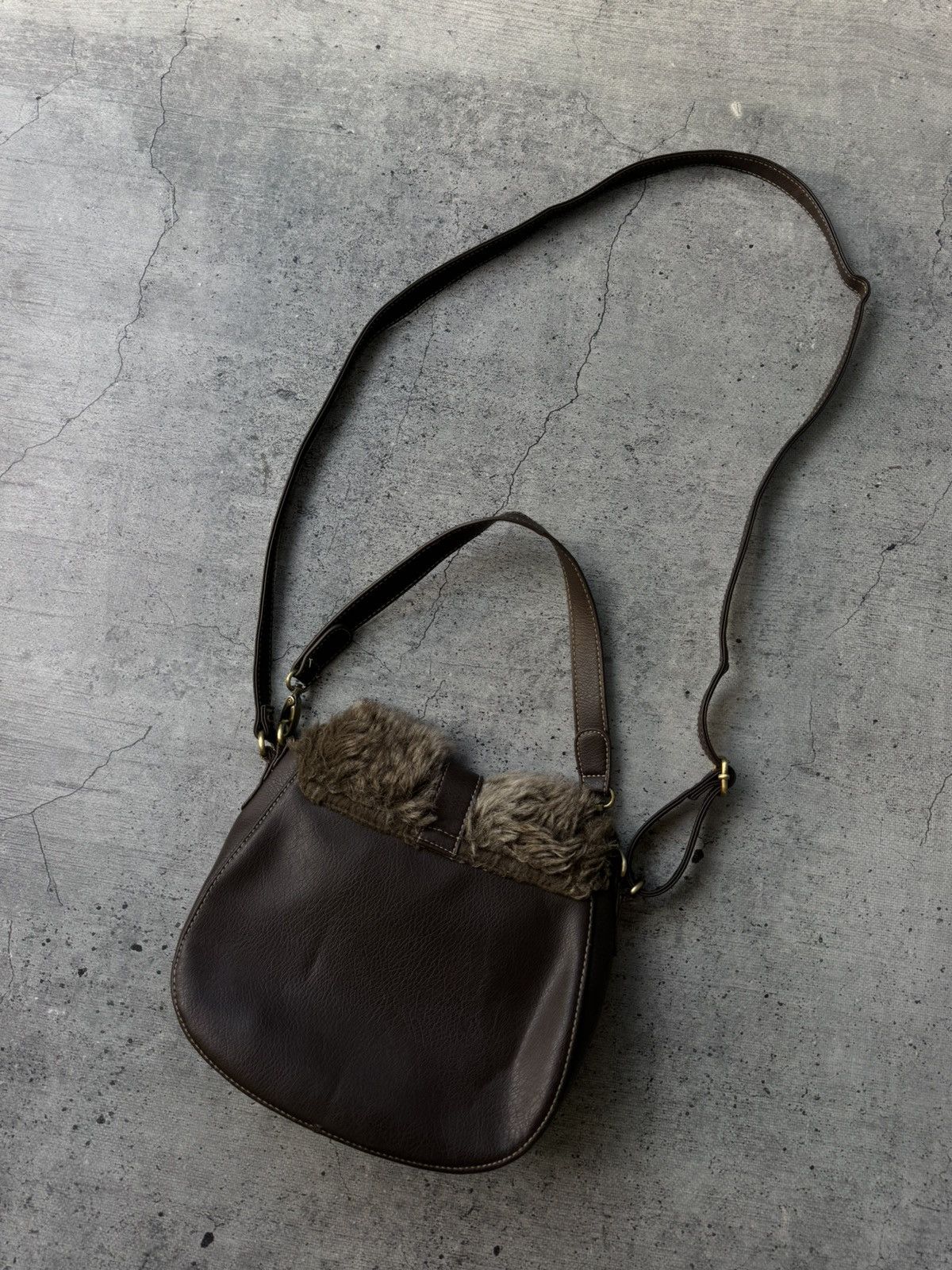 Hysteric Glamour Miss Sixty Y2K Hysteric Glamour Style Faux Fur Bag Size ONE SIZE - 8 Thumbnail