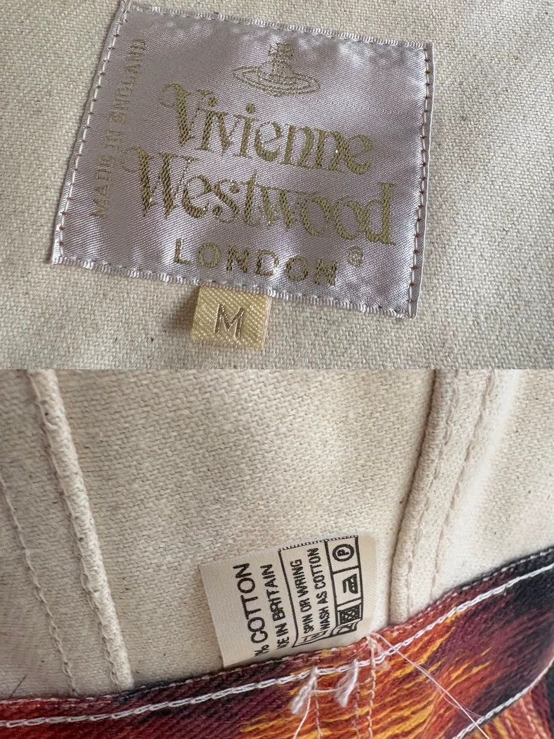 Vivienne Westwood Vivienne Westwood Used orange leopard print old gold tag g Size M / US 6-8 / IT 42-44 - 7 Thumbnail