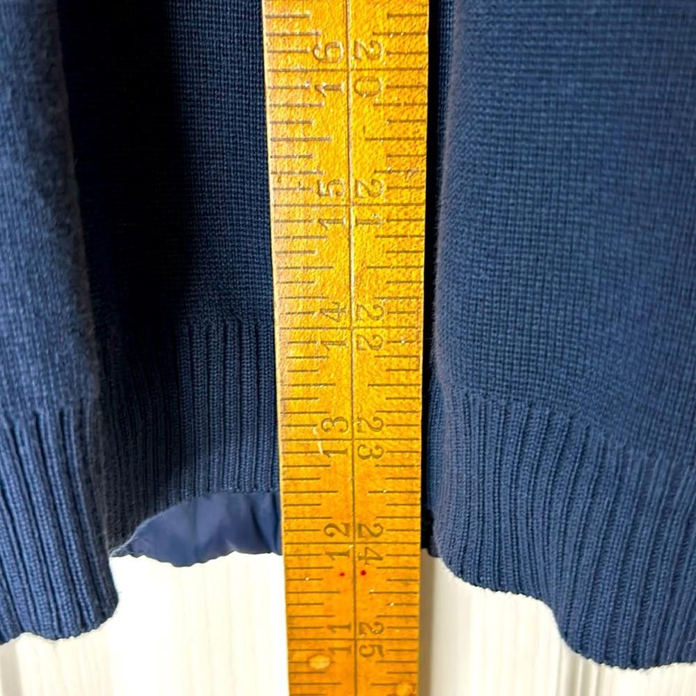 Hugo Boss BOSS GREEN Front Zip Knit Mix with Quilted - Med - Navy Size US M / EU 48-50 / 2 - 5 Thumbnail