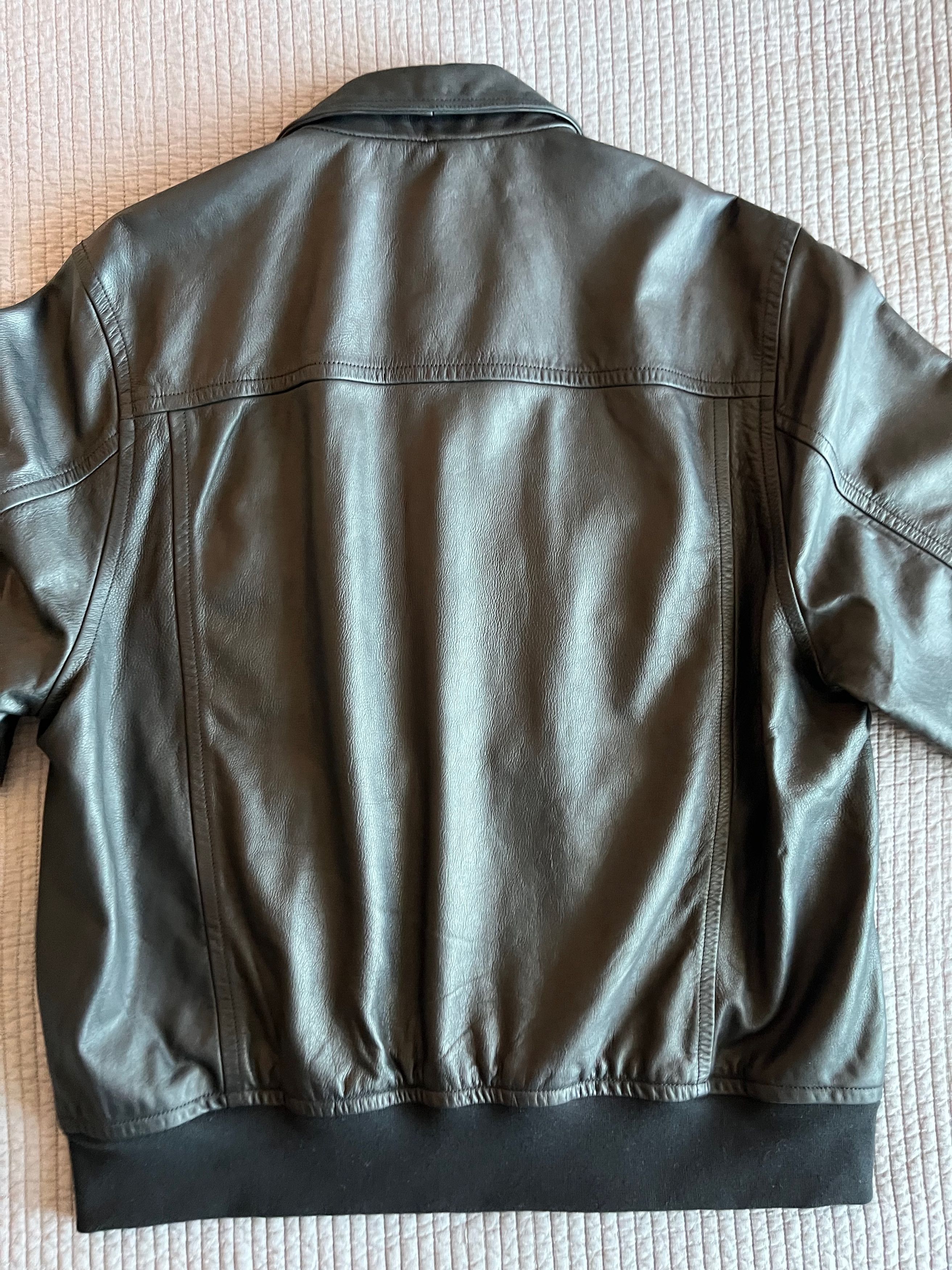 Madewell Leather A2 Bomber Jacket Size US XL / EU 56 / 4 - 5 Thumbnail