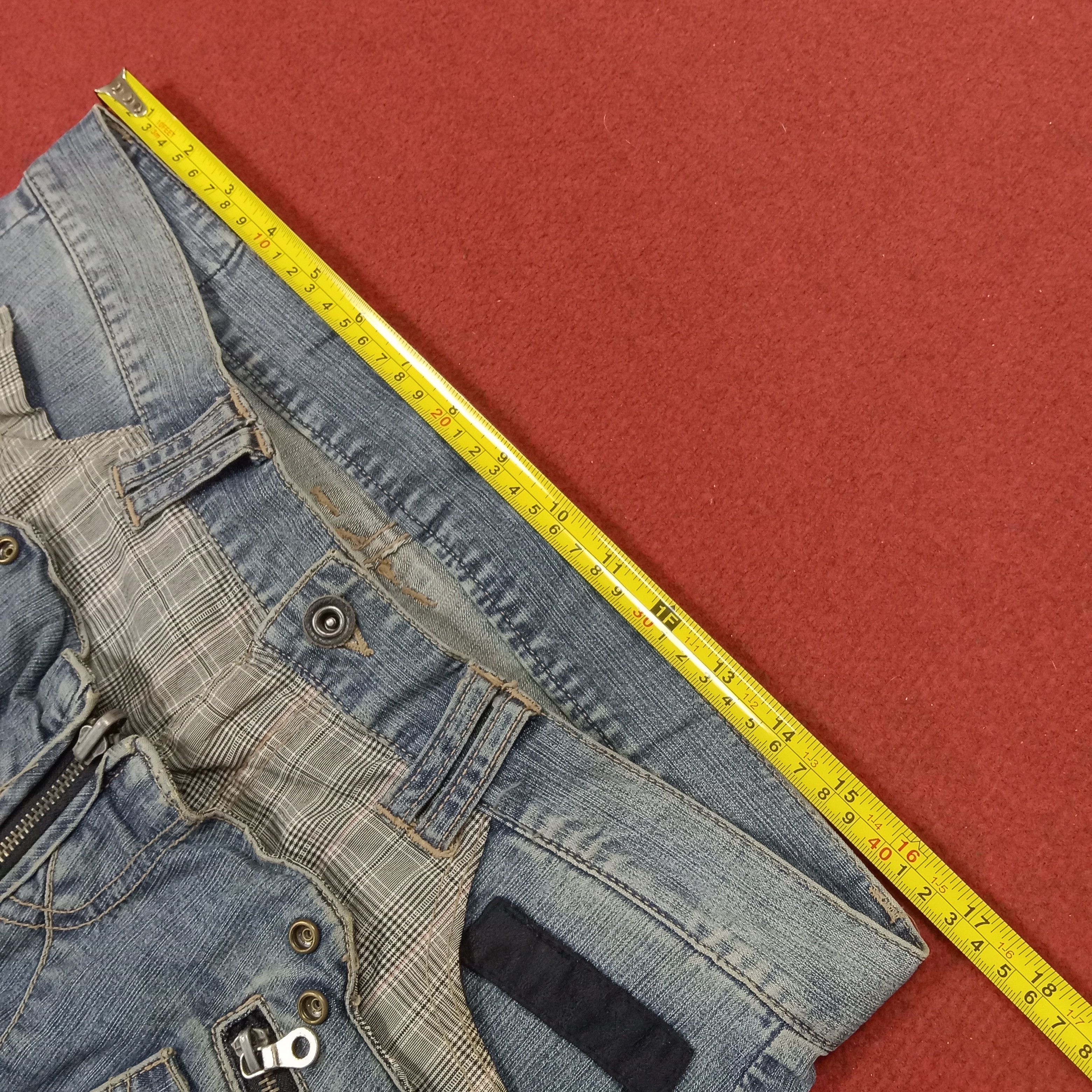 PPFM × Vintage PPFM Anarchy Denim Japanese Rare Fashion Design Jeans Size US 34 / EU 50 - 5 Thumbnail