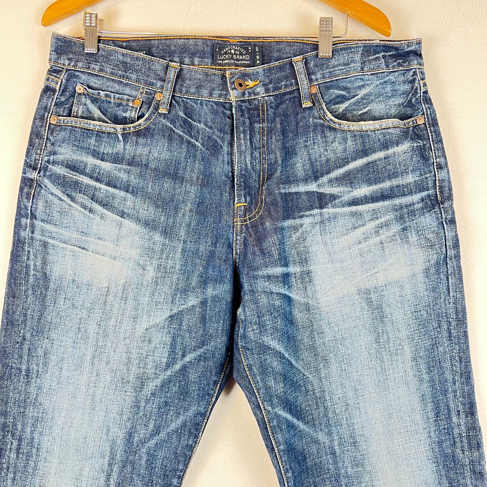 Lucky Brand Lucky Brand Jeans Mens 38x30 Blue 221 Straight Denim y2k Size US 38 / EU 54 - 2 Thumbnail