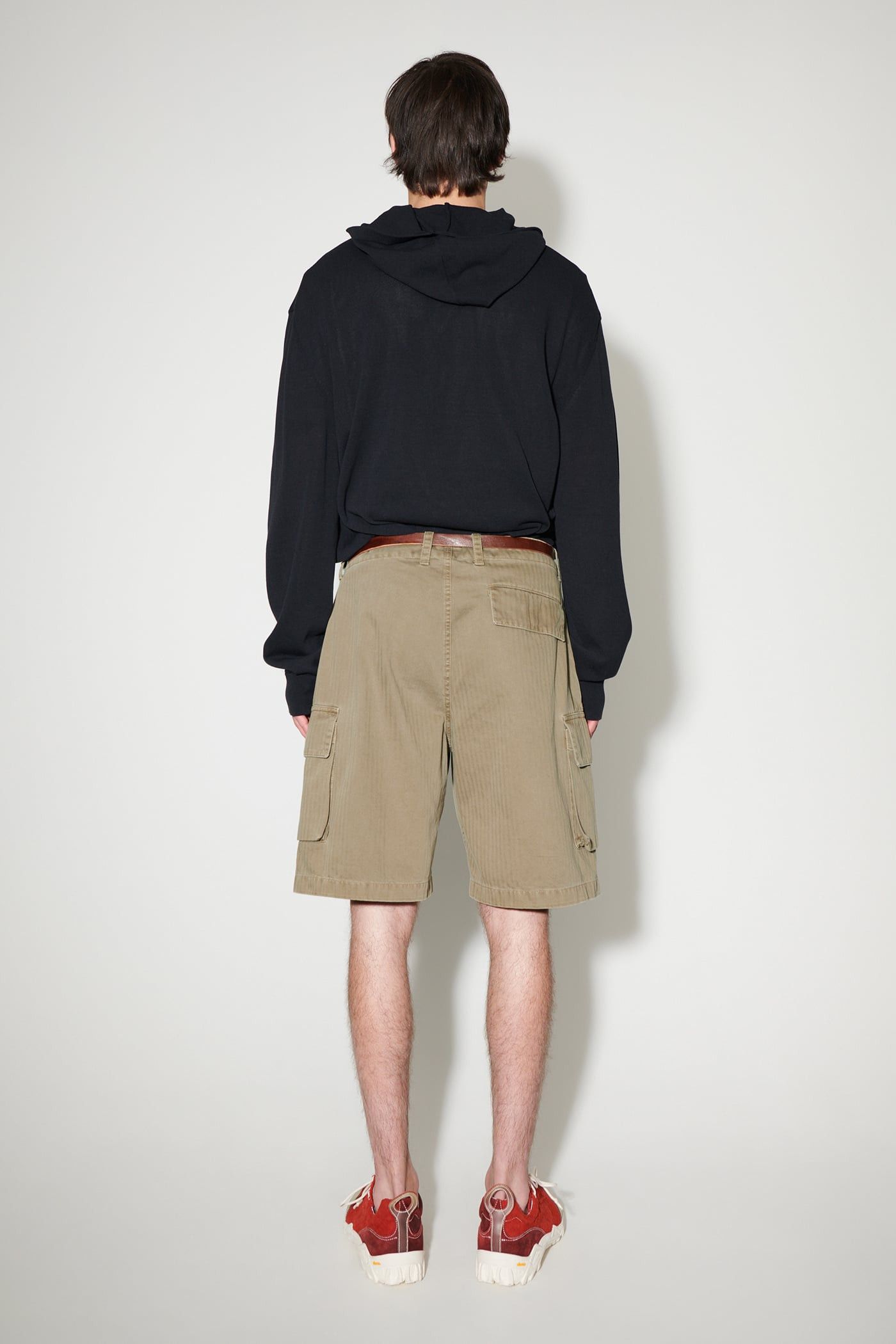 Our Legacy SS24 Our Legacy Mount Shorts Uniform Olive Herringbone $440 Size US 34 / EU 50 - 8 Thumbnail