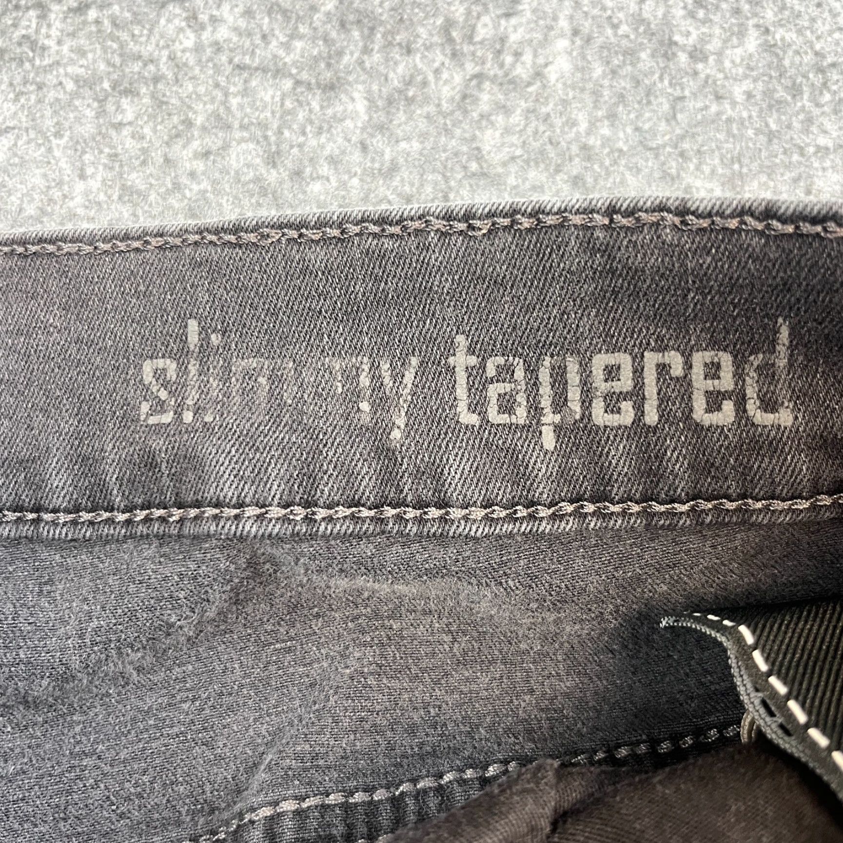 7 For All Mankind 7 For All Mankind Jeans Slim Tapered 31 Dark Grey Wash Slimmy Mens Jeans Size US 31 - 7 Thumbnail