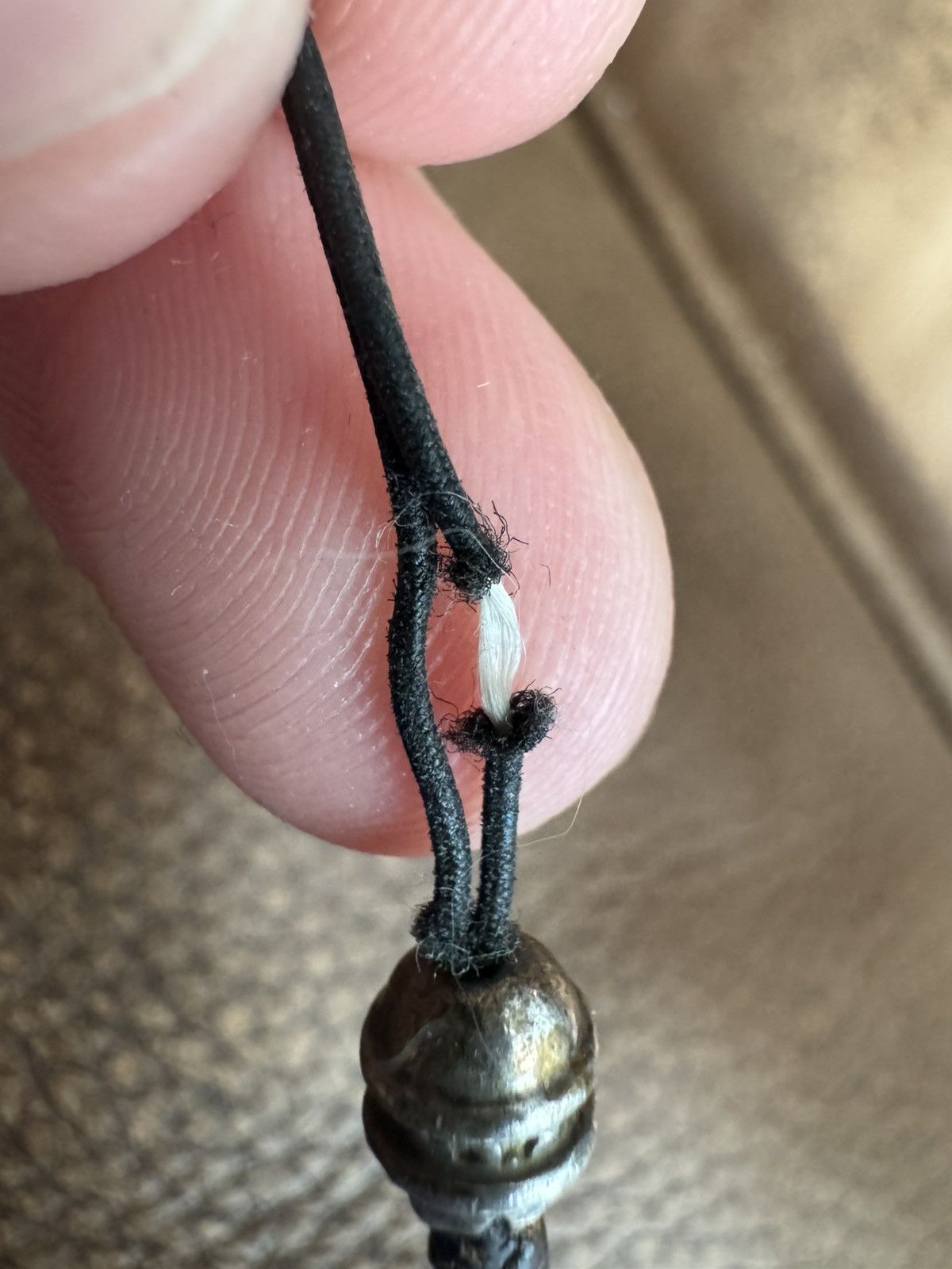 Chrome Hearts Vintage Chrome Hearts Silver #5 Dagger Pendant&Leather Strap Size ONE SIZE - 7 Thumbnail