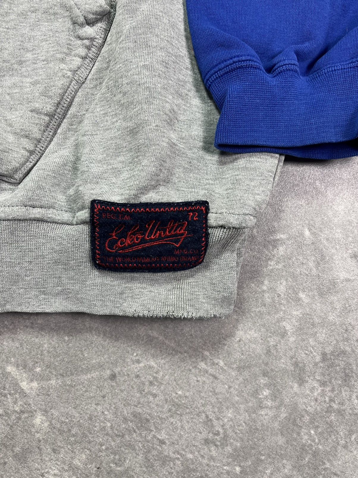 Ecko Unltd. Ecko Unltd. Big Logo Mega Baggy Boxy Colourblock Hoodie XXL Size US XXL / EU 58 / 5 - 8 Thumbnail