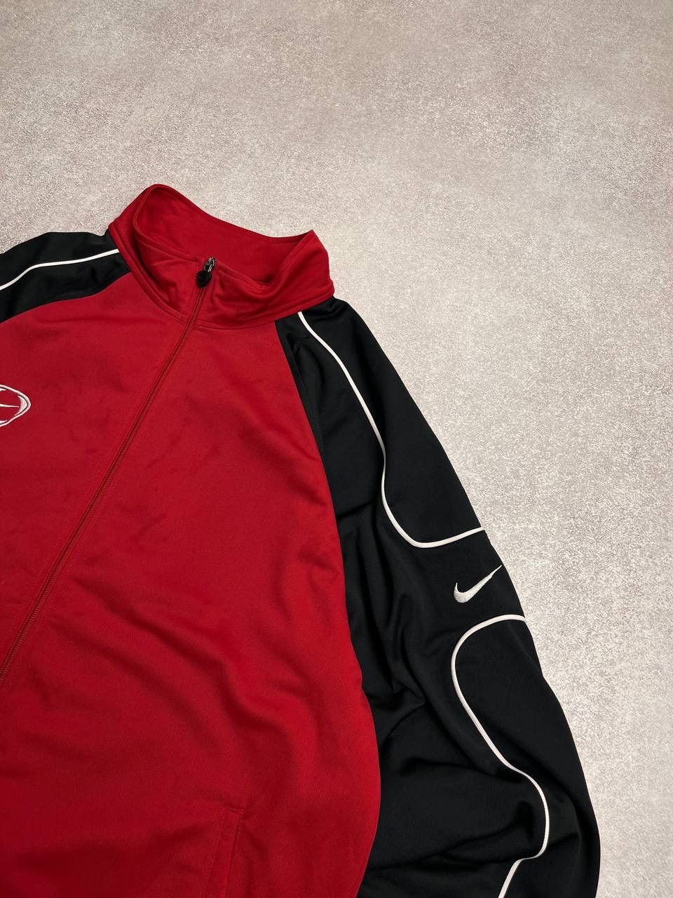 Nike × Vintage Vintage Nike Swoosh Baggy Olympic Jacket Y2K XL Size US XL / EU 56 / 4 - 4 Thumbnail