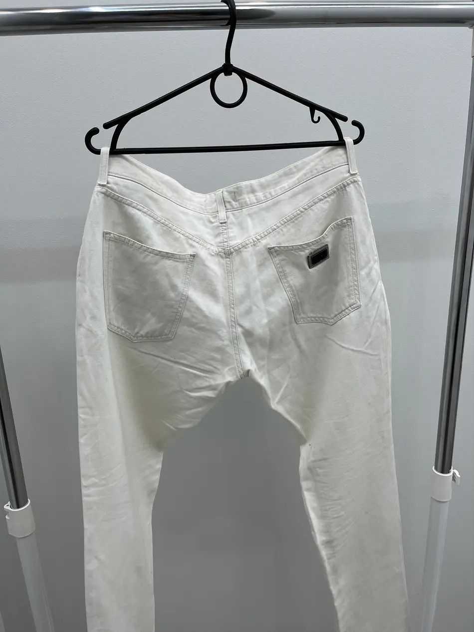Dolce & Gabbana Vintage Dolce & Gabbana White Denim Pants Jeans Size US 36 / EU 52 - 2 Thumbnail