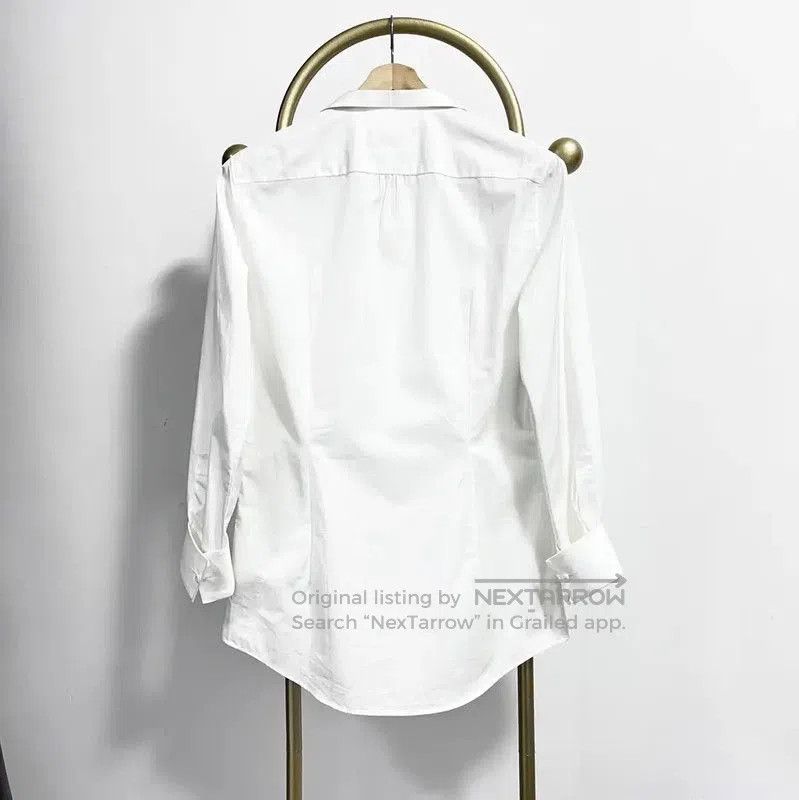 Dsquared2 DSQUARED2 Women's Long Sleeve White Shirt . Size XL / US 12-14 / IT 48-50 - 6 Thumbnail