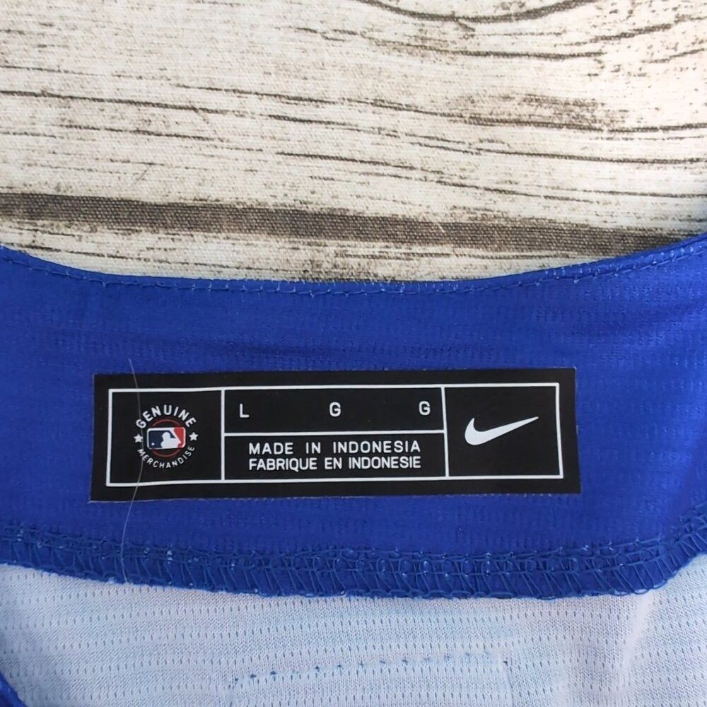 Nike Nike Dodgers MLB Blue Sakura Flower Jersey #18 Button-Up – Size US L / EU 52-54 / 3 - 3 Thumbnail