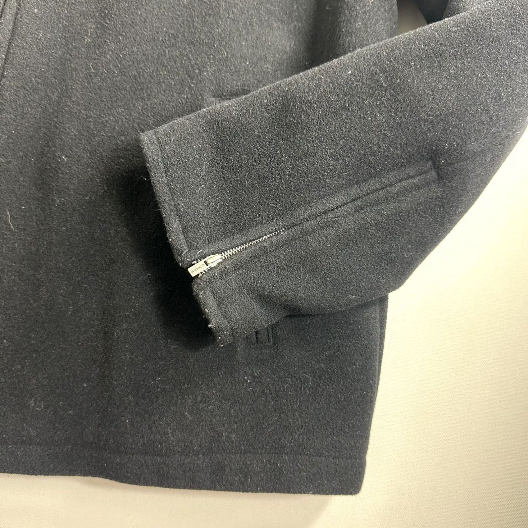 Guess GUESS Coat Jacket Wool Blend Lined Full Zip Pockets Black Mens Size Large Heavy Size US L / EU 52-54 / 3 - 4 Thumbnail