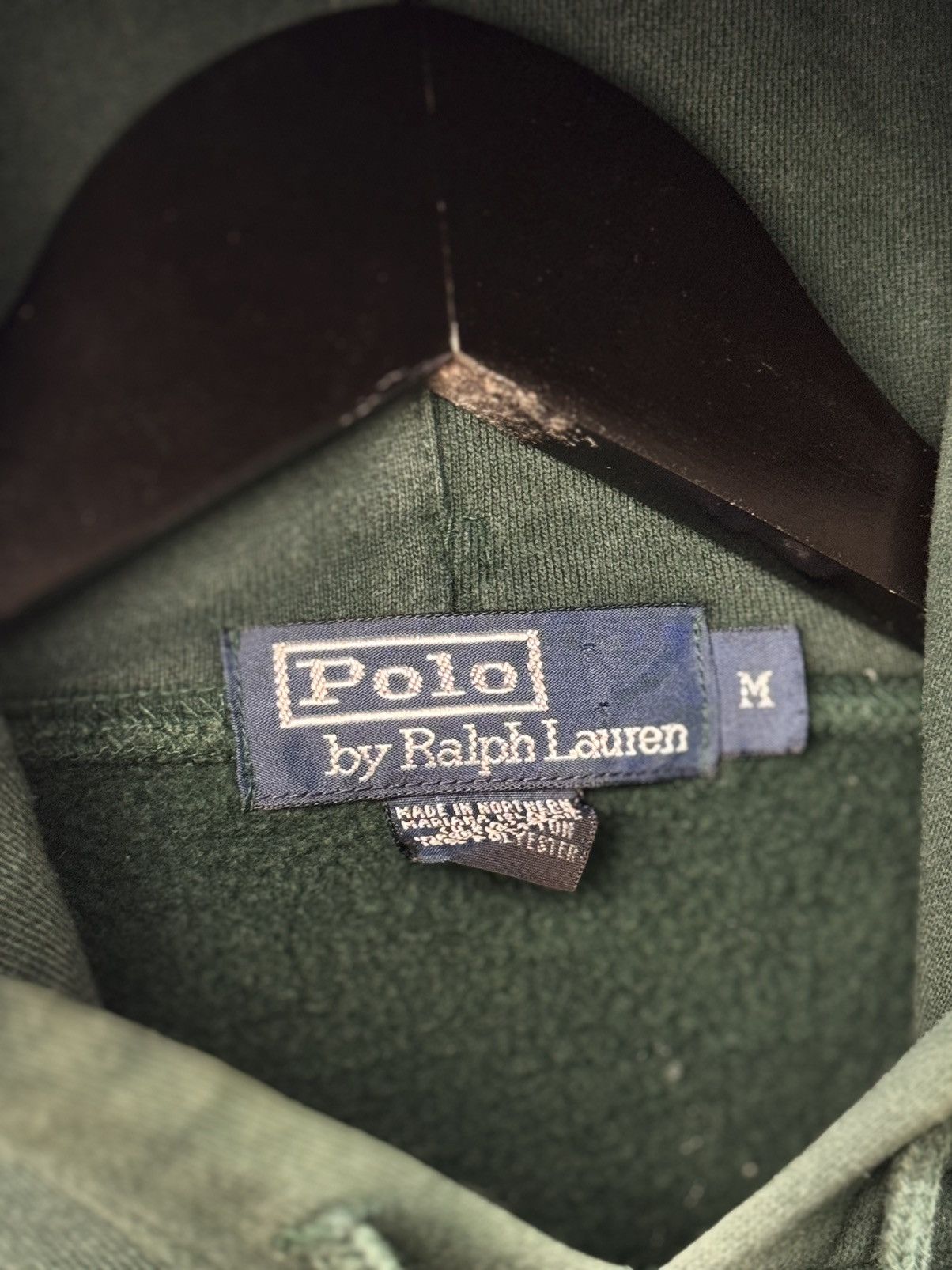 Lauren Ralph Lauren × Polo Ralph Lauren × Vintage Faded Oversized Vintage 90s Small Logo Horse Ralph Hoodie NY Size US M / EU 48-50 / 2 - 7 Thumbnail