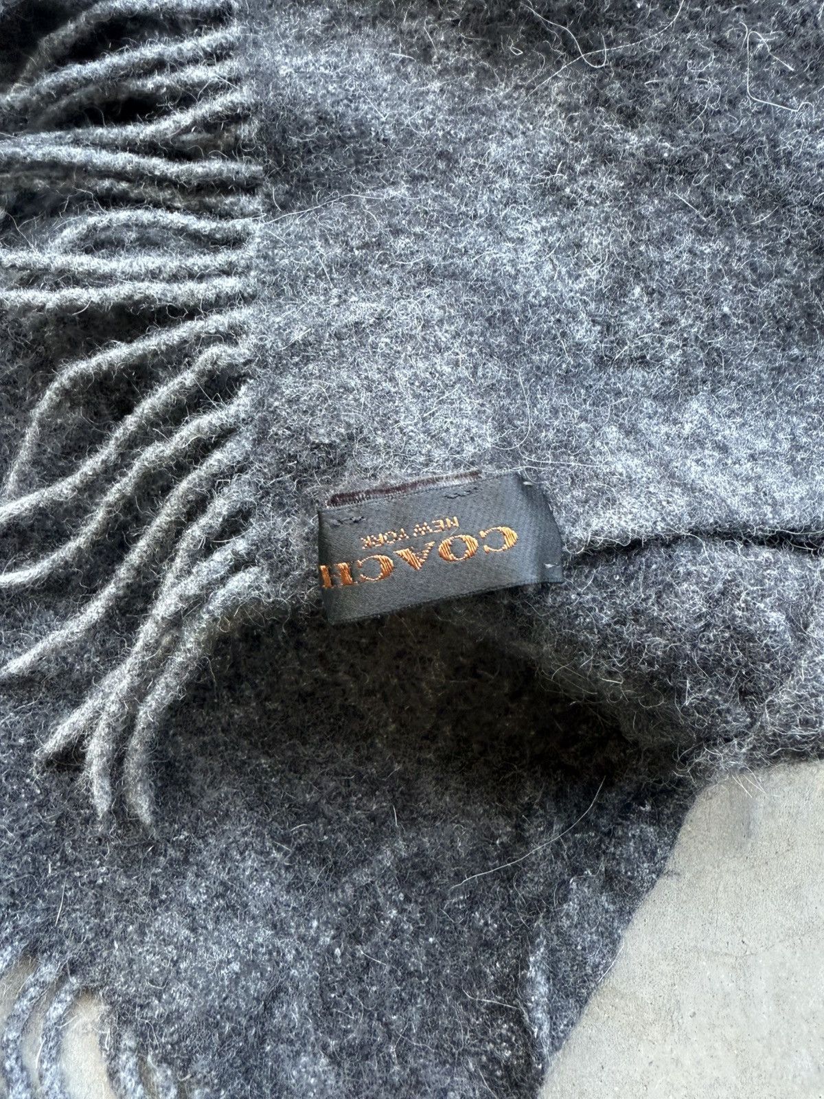 Coach Vintage 2000s Coach Wool Scarf Size ONE SIZE - 3 Thumbnail
