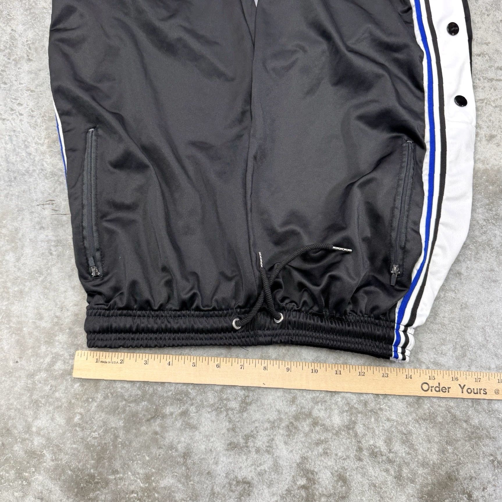 Julius Dr J Julius Erving shorts Mens L Basketball Satin Blue with Drawstring Pockets Vintage 70s 80s NBA Y2K Size US 33 - 6 Thumbnail