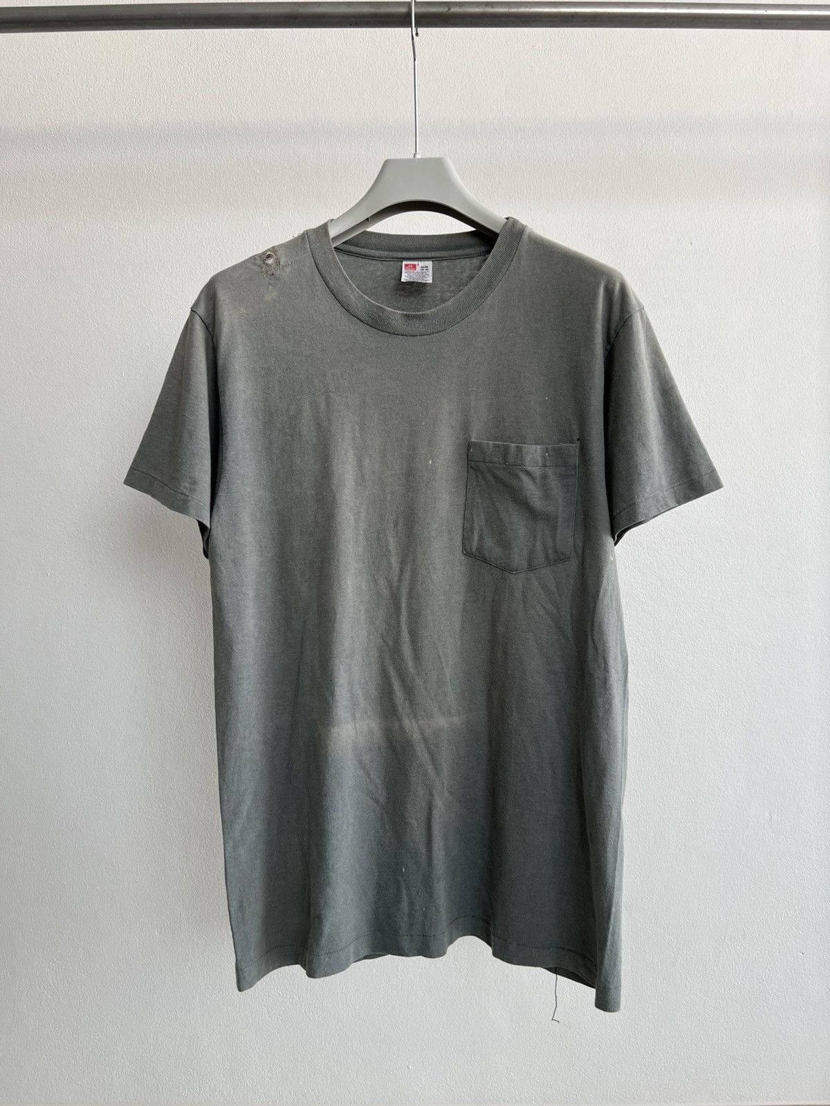Vintage PAPER THIN Thrashed 80s Hanes Distressed Grunge Size US M / EU 48-50 / 2 - 1 Thumbnail