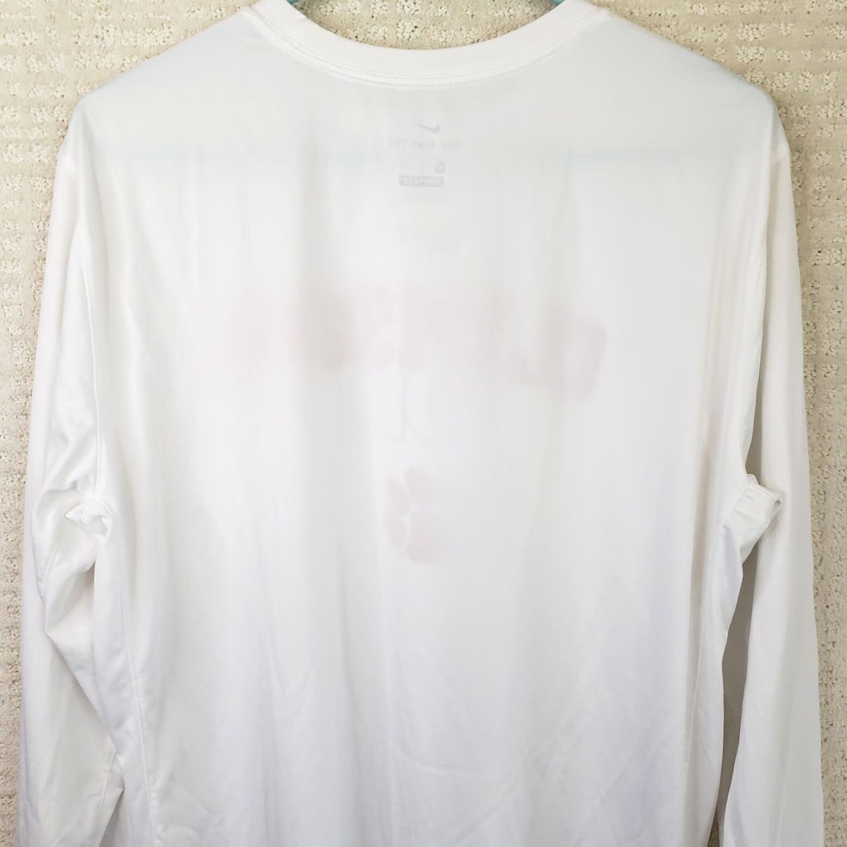 Nike Nike Dri-Fit T-Shirt White XL Clemson Graphic Crew Neck Athletic Men Shirt Size US XL / EU 56 / 4 - 7 Thumbnail
