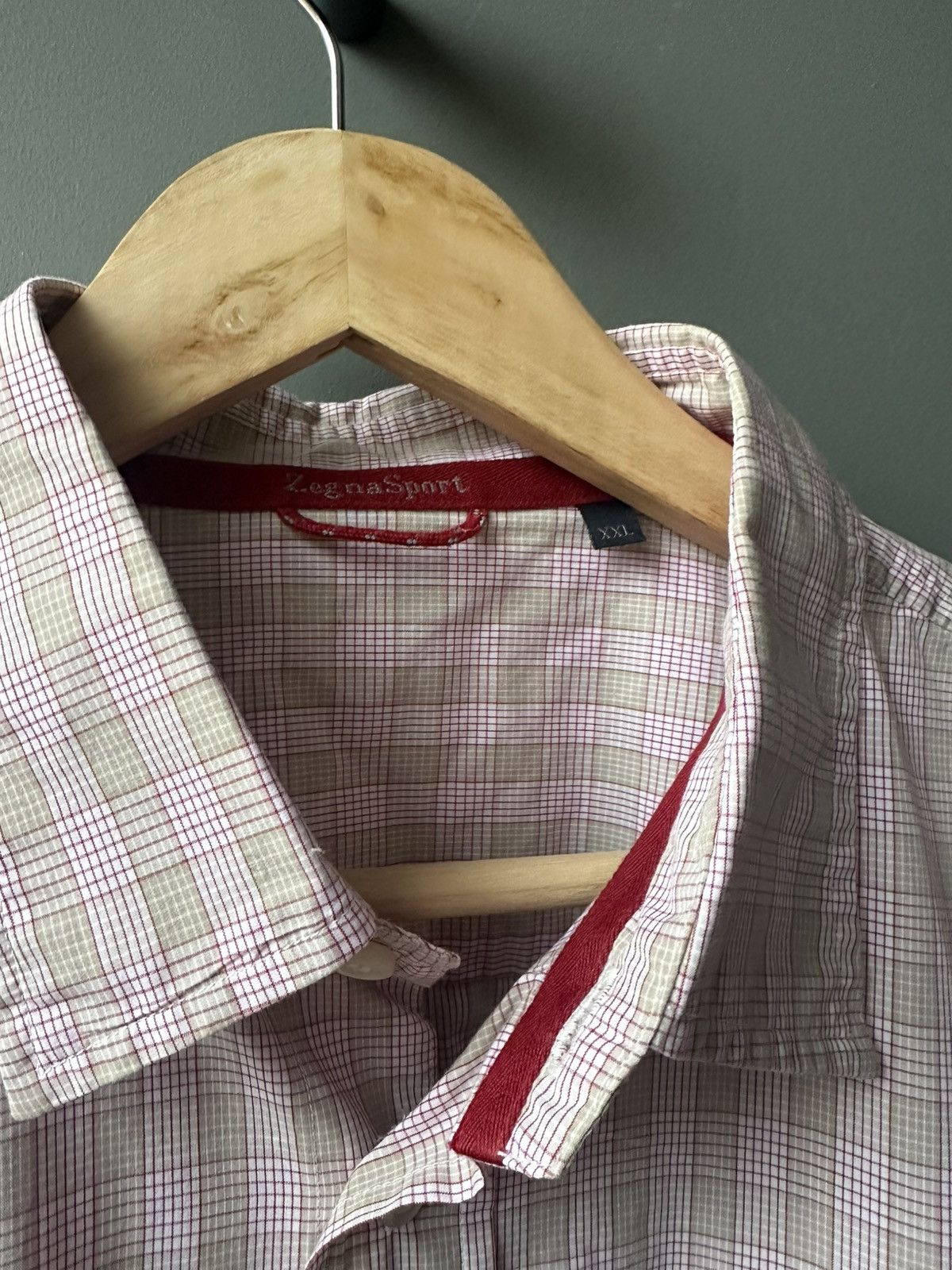 Ermenegildo Zegna Ermenegildo Zegna Sport Cotton Check Shirt Size XXL Size US XXL / EU 58 / 5 - 3 Thumbnail
