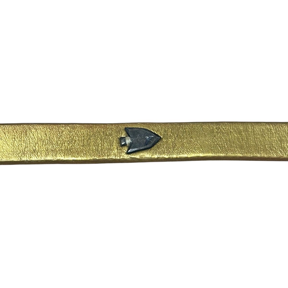 Kapital KAPITAL Gold-Coated Leather Belt Size ONE SIZE - 4 Thumbnail