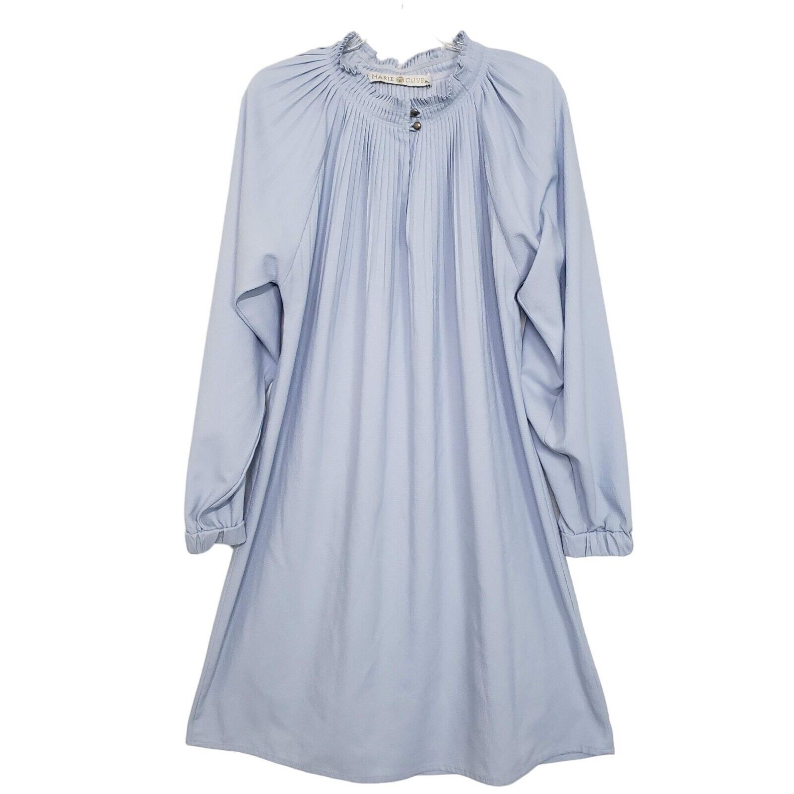 Marie Oliver Marie Oliver Pleated Dress Womens Size XL Blue Lightweight Size XL / US 12-14 / IT 48-50 - 1 Thumbnail