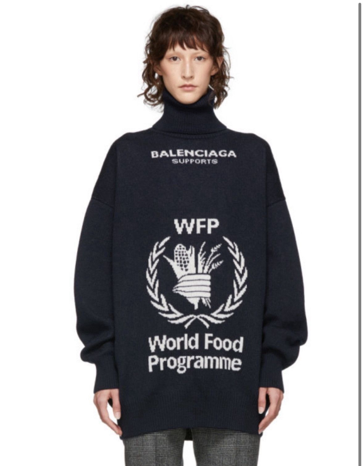 Balenciaga BALENCIAGA SUPPORT WFP Knit Sweater Size US L / EU 52-54 / 3 - 2 Thumbnail