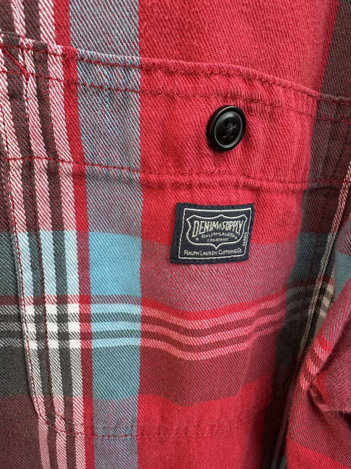 Ralph Lauren Ralph Lauren Denim Supply knitted Flannel shirt checkered Size US XL / EU 56 / 4 - 3 Thumbnail