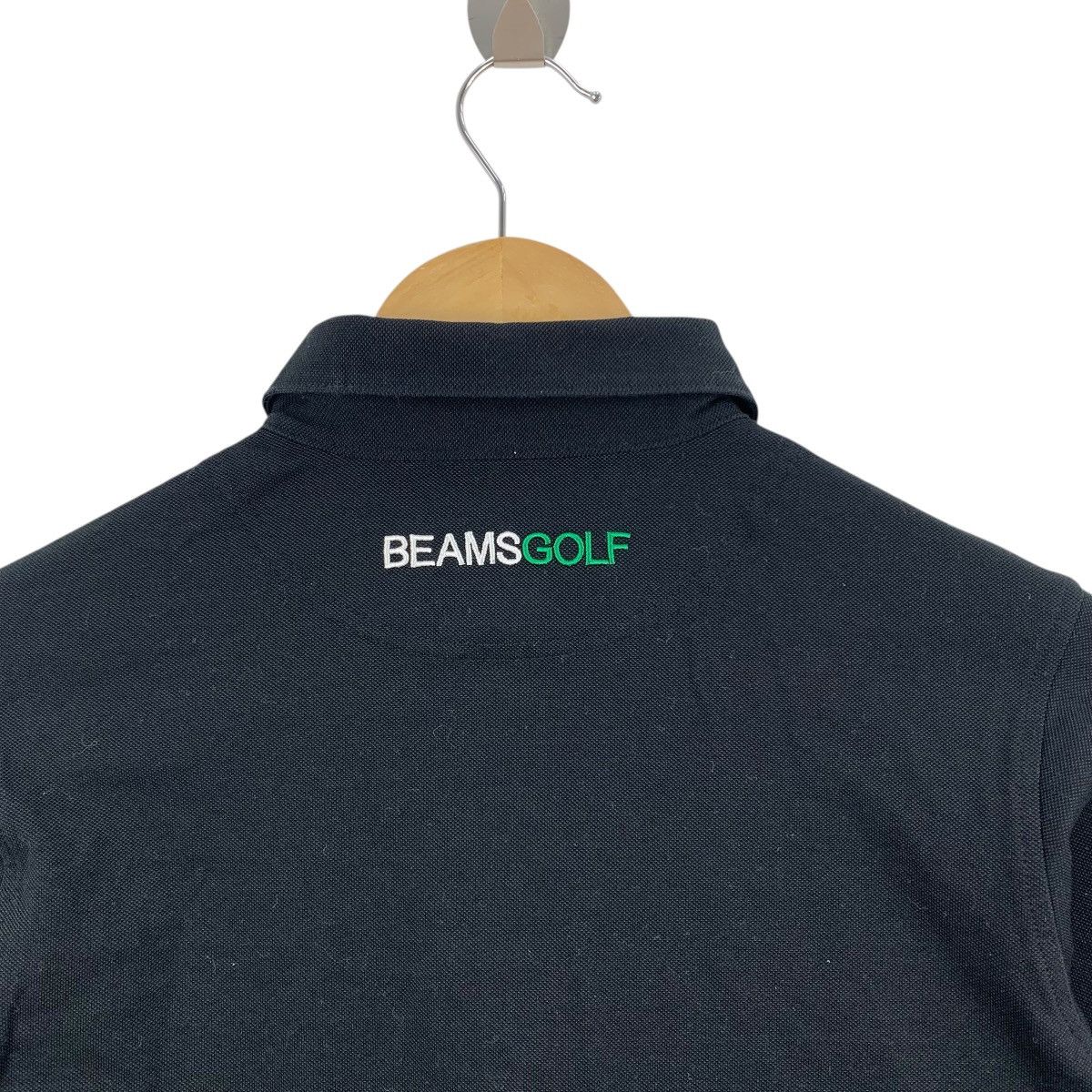 Japanese Brand BEAMS GOLF Japanese Brand Buttons Collar Short Sleeve Tshirt Size L / US 10 / IT 46 - 5 Thumbnail